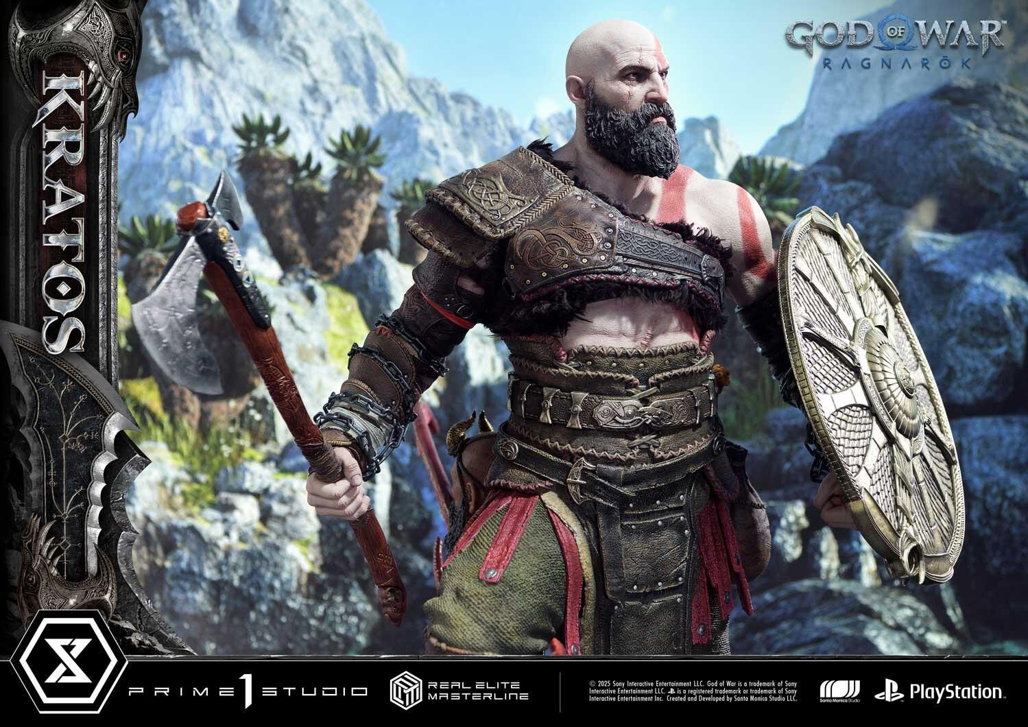 God of War Ragnarök - Dreki - Kratos - Mimir - Real Elite Masterline  (REMGOW-01UT) - 1/3 - Ultimate Version (Prime 1 Studio) photo 78