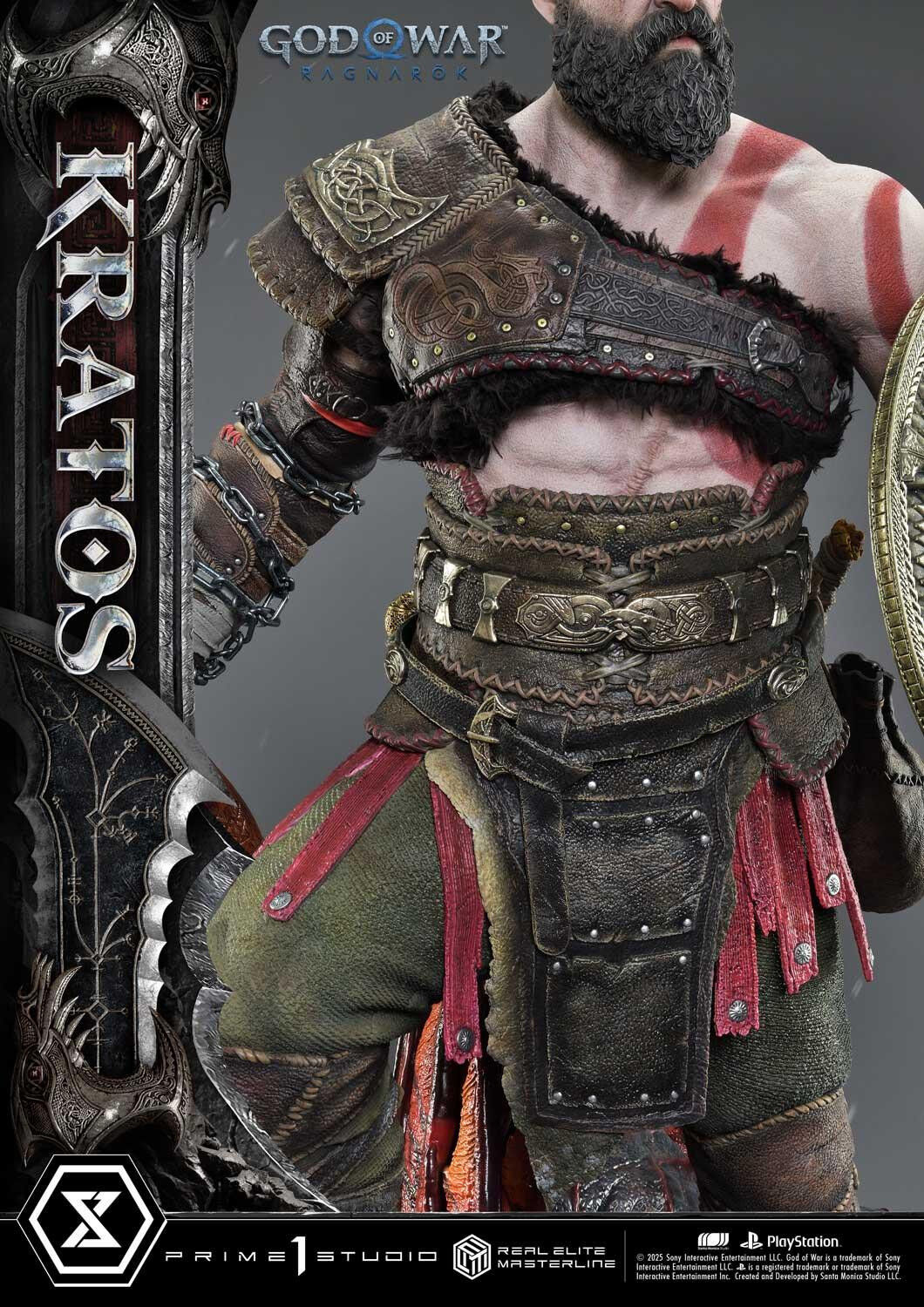 God of War Ragnarök - Dreki - Kratos - Mimir - Real Elite Masterline  (REMGOW-01UT) - 1/3 - Ultimate Version (Prime 1 Studio) photo 84