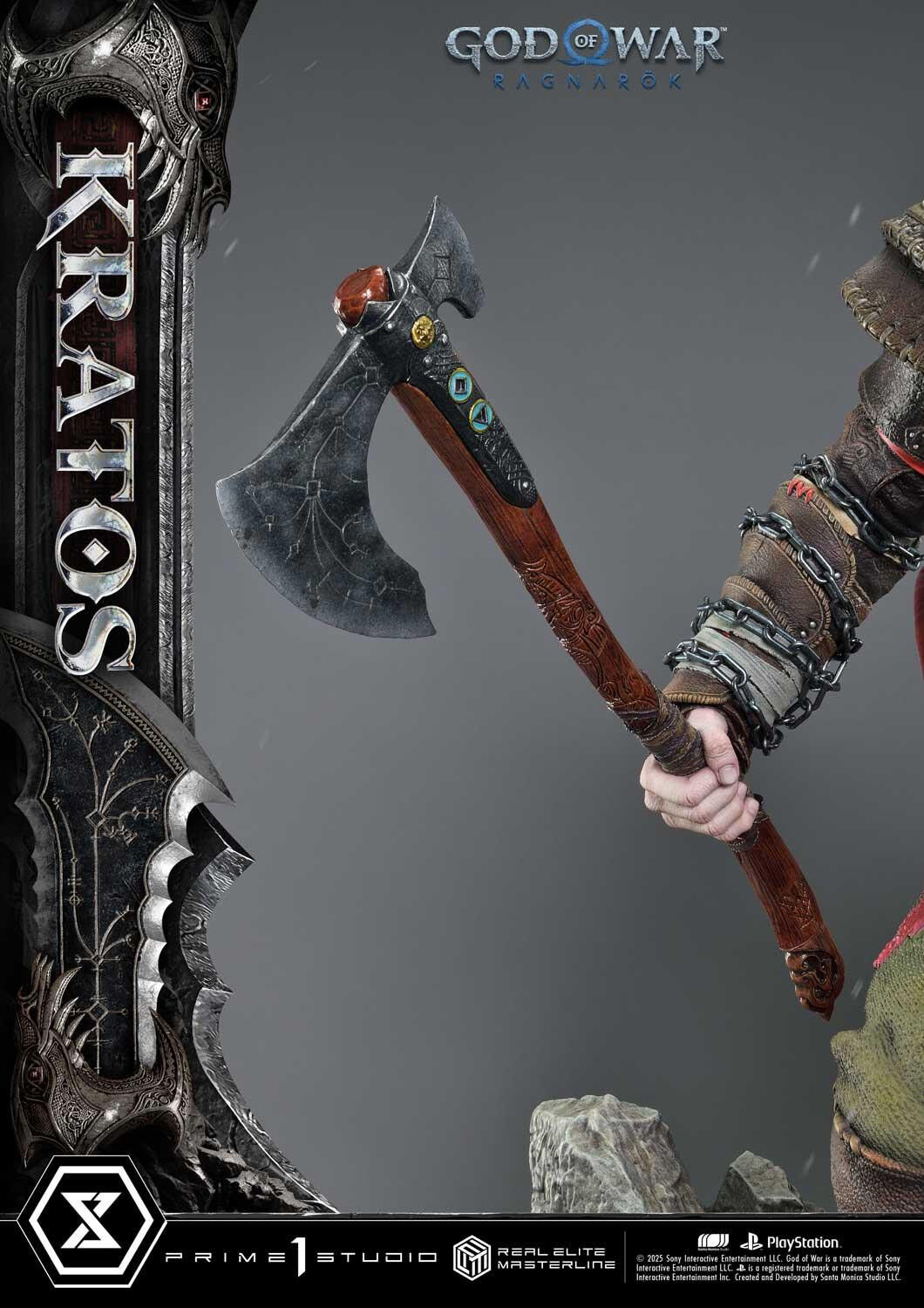 God of War Ragnarök - Dreki - Kratos - Mimir - Real Elite Masterline  (REMGOW-01UT) - 1/3 - Ultimate Version (Prime 1 Studio) photo 85