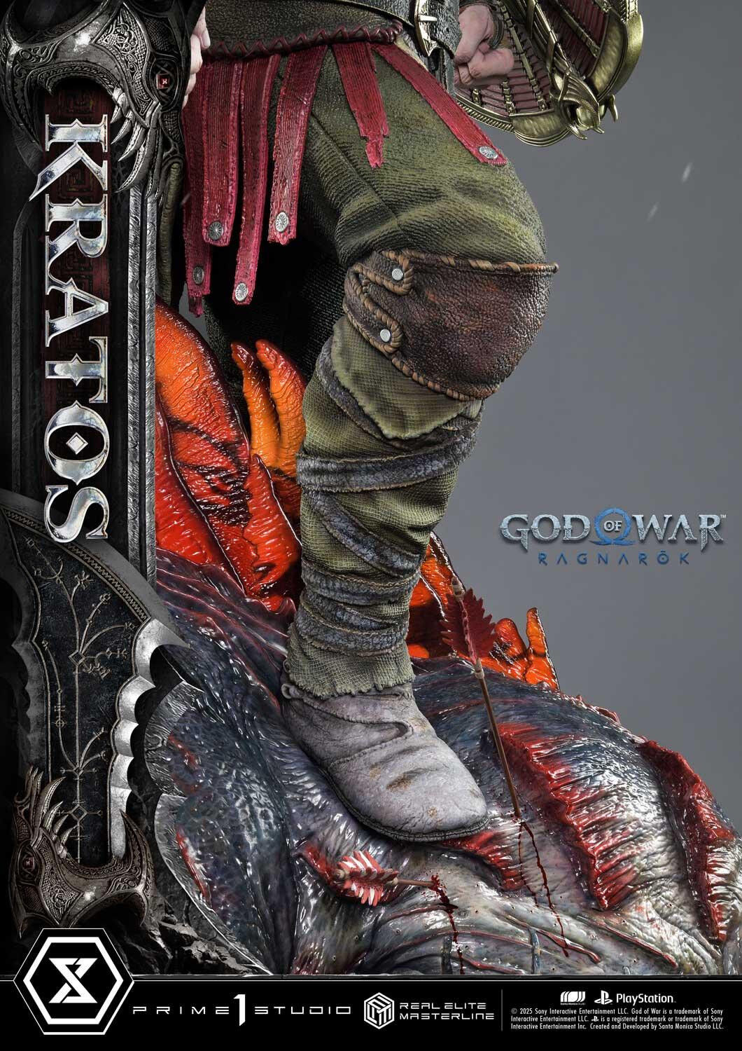 God of War Ragnarök - Dreki - Kratos - Mimir - Real Elite Masterline  (REMGOW-01UT) - 1/3 - Ultimate Version (Prime 1 Studio) photo 87