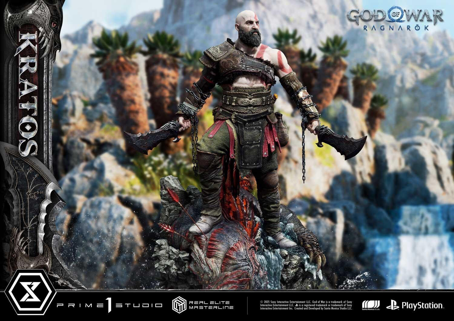 God of War Ragnarök - Dreki - Kratos - Mimir - Real Elite Masterline  (REMGOW-01UT) - 1/3 - Ultimate Version (Prime 1 Studio) photo 92