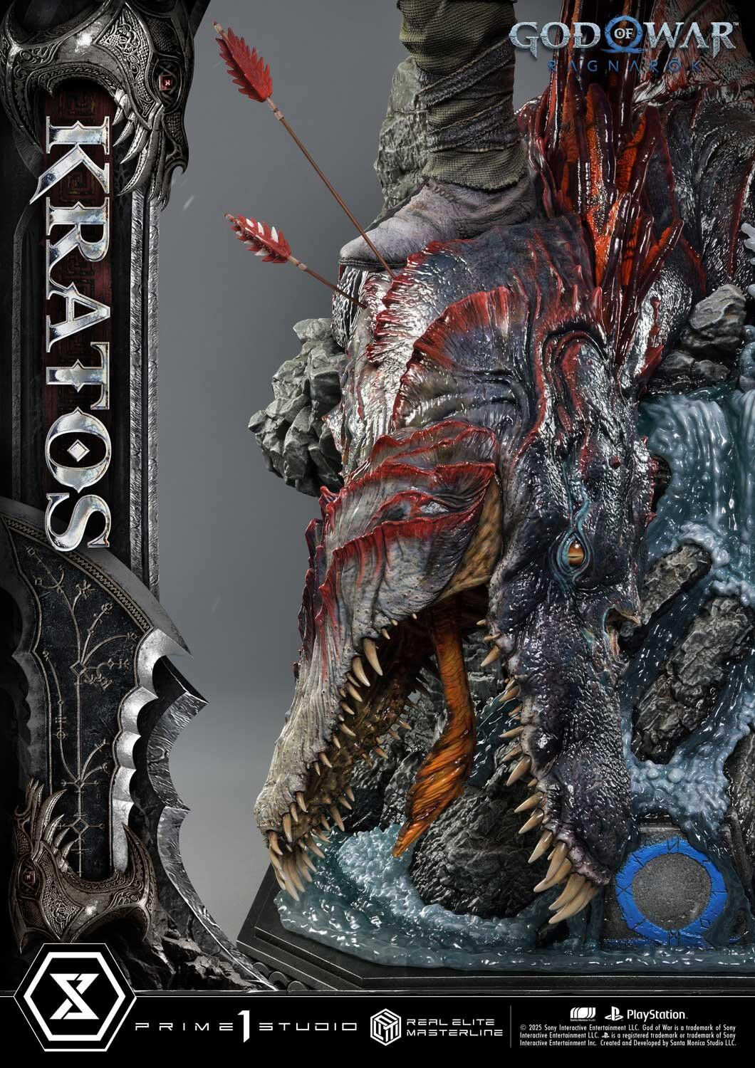 God of War Ragnarök - Dreki - Kratos - Mimir - Real Elite Masterline  (REMGOW-01UT) - 1/3 - Ultimate Version (Prime 1 Studio) photo 99
