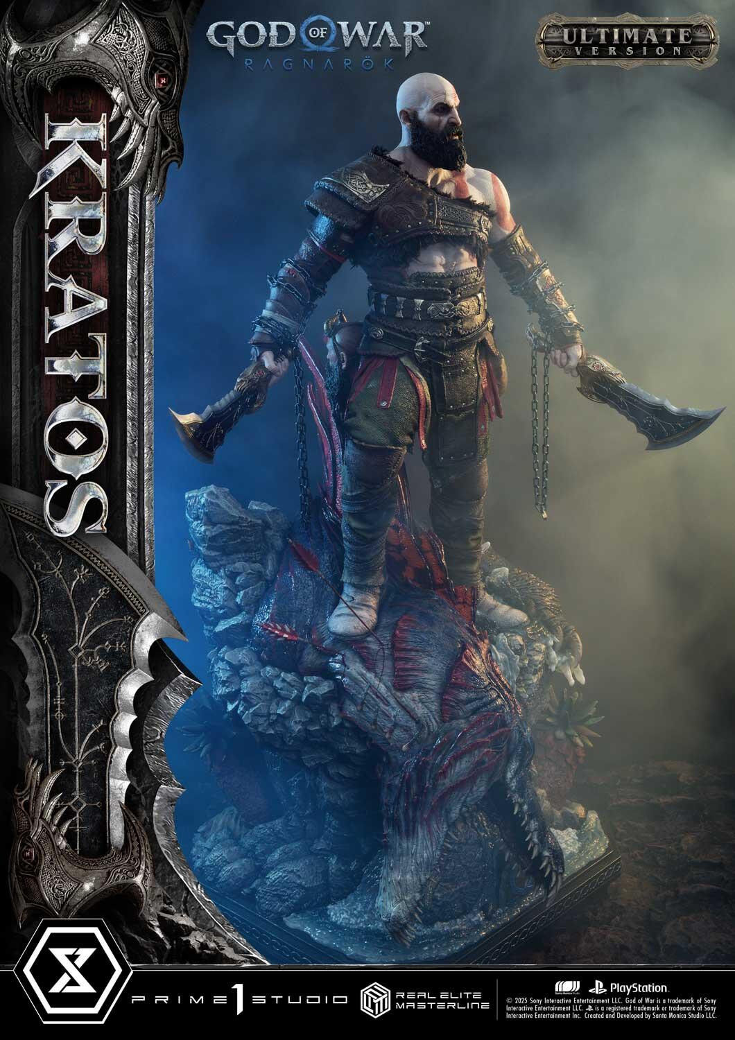 God of War Ragnarök - Dreki - Kratos - Mimir - Real Elite Masterline  (REMGOW-01UTS) - 1/3 - Ultimate Bonus Version (Prime 1 Studio)