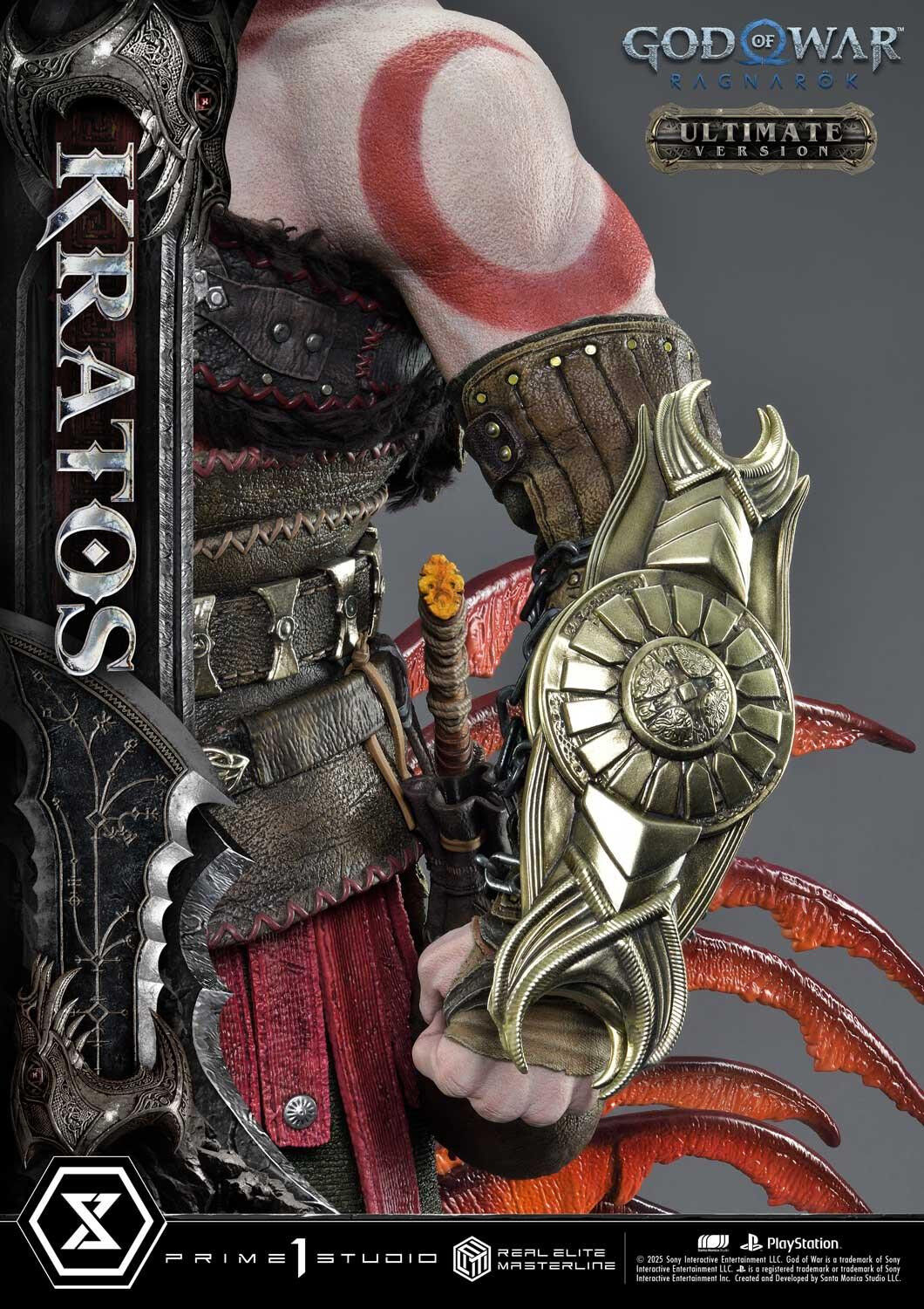 God of War Ragnarök - Dreki - Kratos - Mimir - Real Elite Masterline  (REMGOW-01UTS) - 1/3 - Ultimate Bonus Version (Prime 1 Studio) photo 15