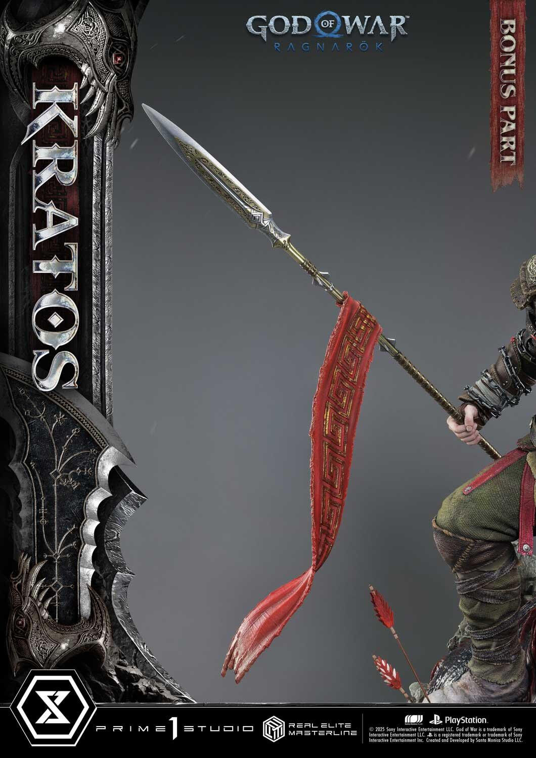 God of War Ragnarök - Dreki - Kratos - Mimir - Real Elite Masterline  (REMGOW-01UTS) - 1/3 - Ultimate Bonus Version (Prime 1 Studio) photo 27