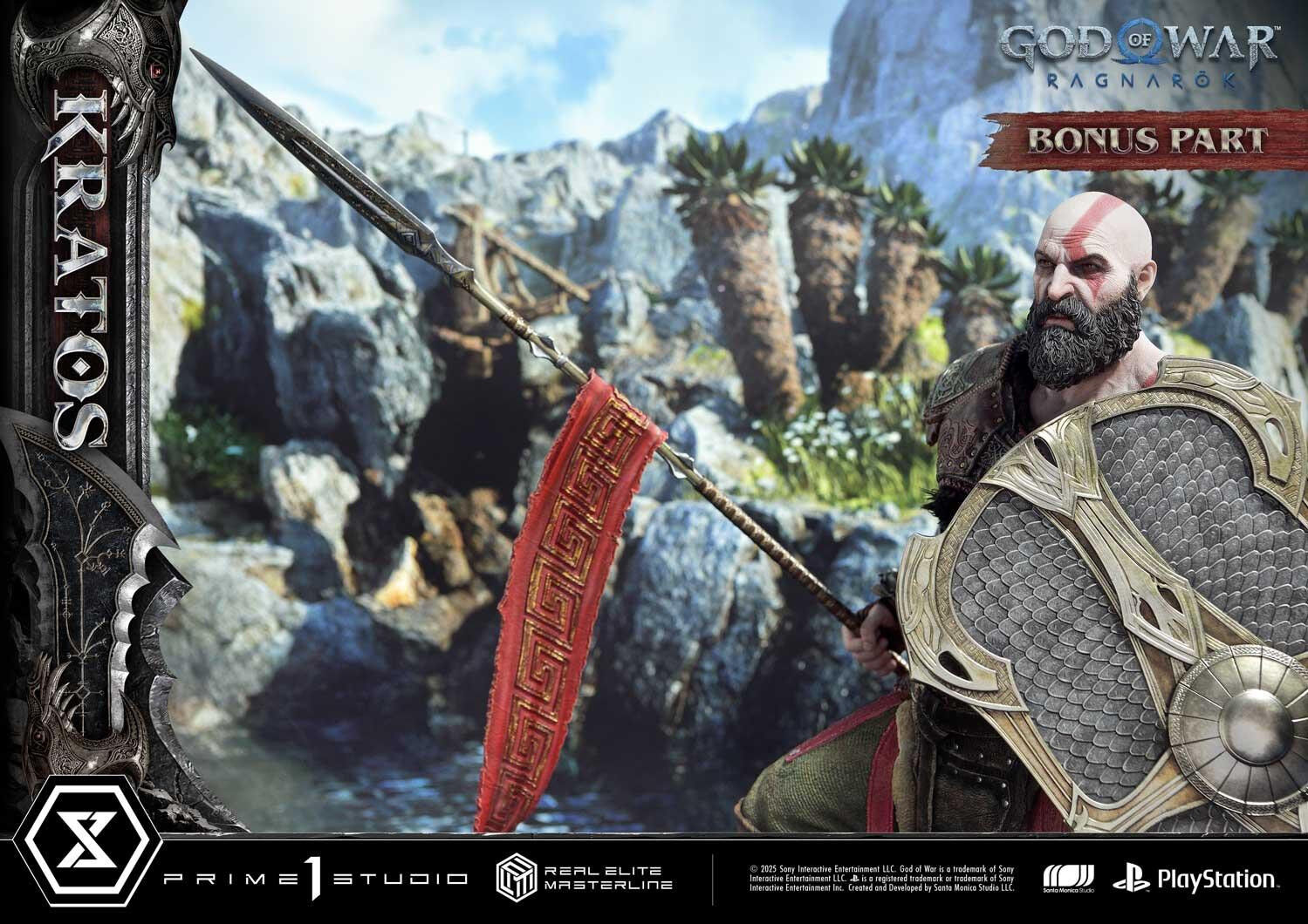 God of War Ragnarök - Dreki - Kratos - Mimir - Real Elite Masterline  (REMGOW-01UTS) - 1/3 - Ultimate Bonus Version (Prime 1 Studio) photo 28