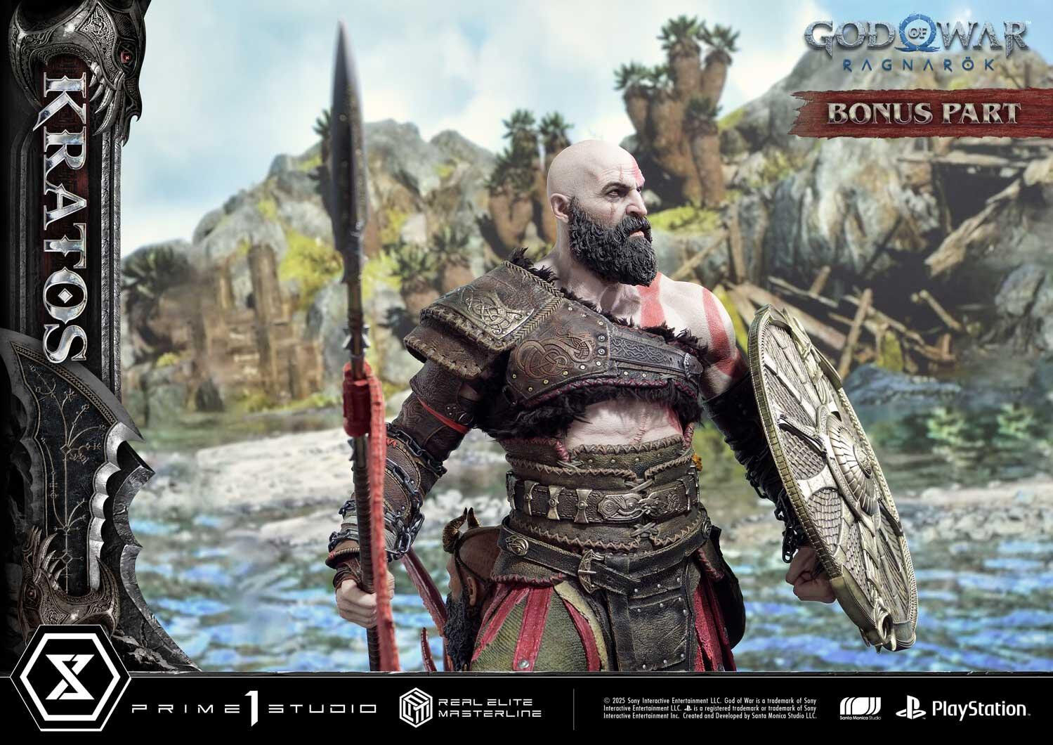 God of War Ragnarök - Dreki - Kratos - Mimir - Real Elite Masterline  (REMGOW-01UTS) - 1/3 - Ultimate Bonus Version (Prime 1 Studio) photo 29