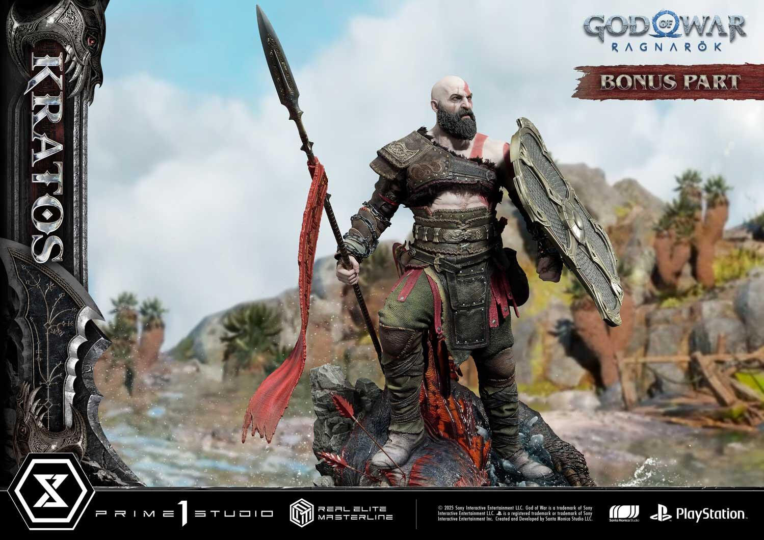 God of War Ragnarök - Dreki - Kratos - Mimir - Real Elite Masterline  (REMGOW-01UTS) - 1/3 - Ultimate Bonus Version (Prime 1 Studio) photo 31