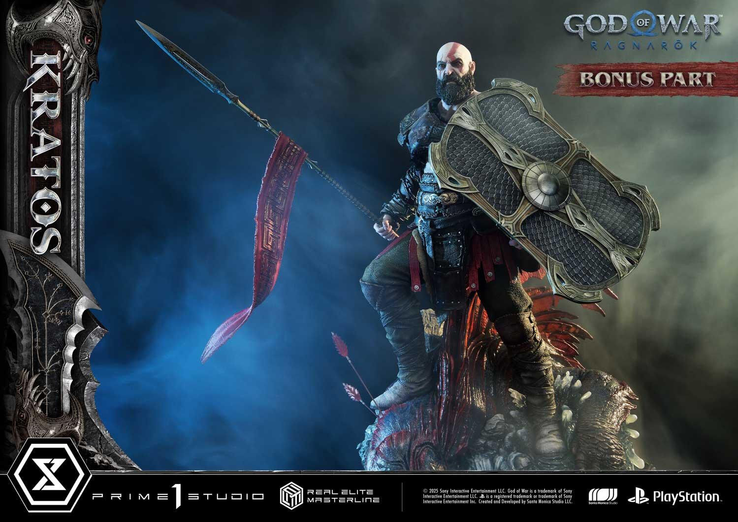 God of War Ragnarök - Dreki - Kratos - Mimir - Real Elite Masterline  (REMGOW-01UTS) - 1/3 - Ultimate Bonus Version (Prime 1 Studio) photo 32