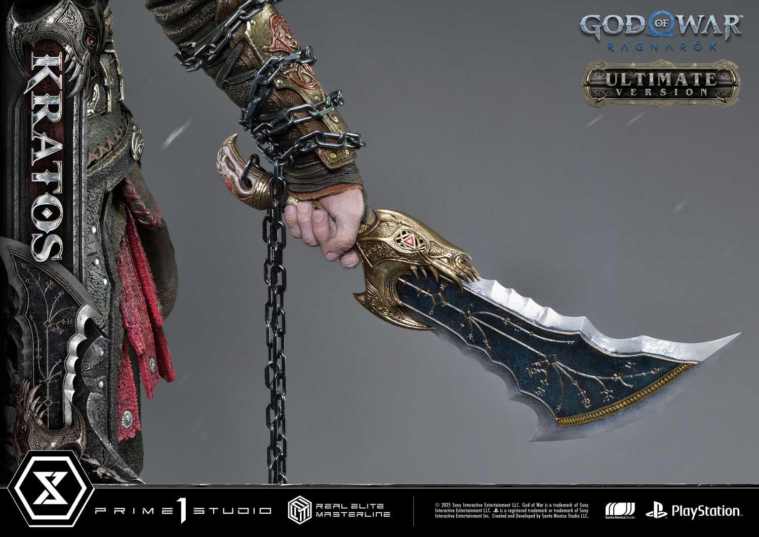 God of War Ragnarök - Dreki - Kratos - Mimir - Real Elite Masterline  (REMGOW-01UTS) - 1/3 - Ultimate Bonus Version (Prime 1 Studio) photo 41