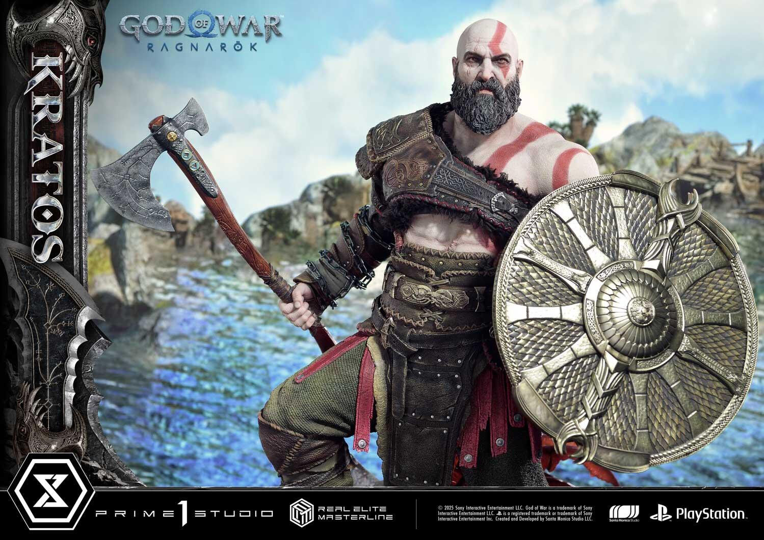 God of War Ragnarök - Dreki - Kratos - Mimir - Real Elite Masterline  (REMGOW-01UTS) - 1/3 - Ultimate Bonus Version (Prime 1 Studio) photo 51