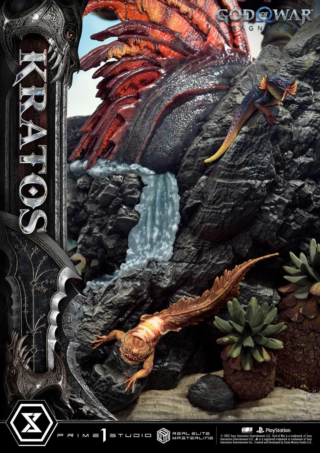 God of War Ragnarök - Dreki - Kratos - Mimir - Real Elite Masterline  (REMGOW-01UTS) - 1/3 - Ultimate Bonus Version (Prime 1 Studio) photo 56