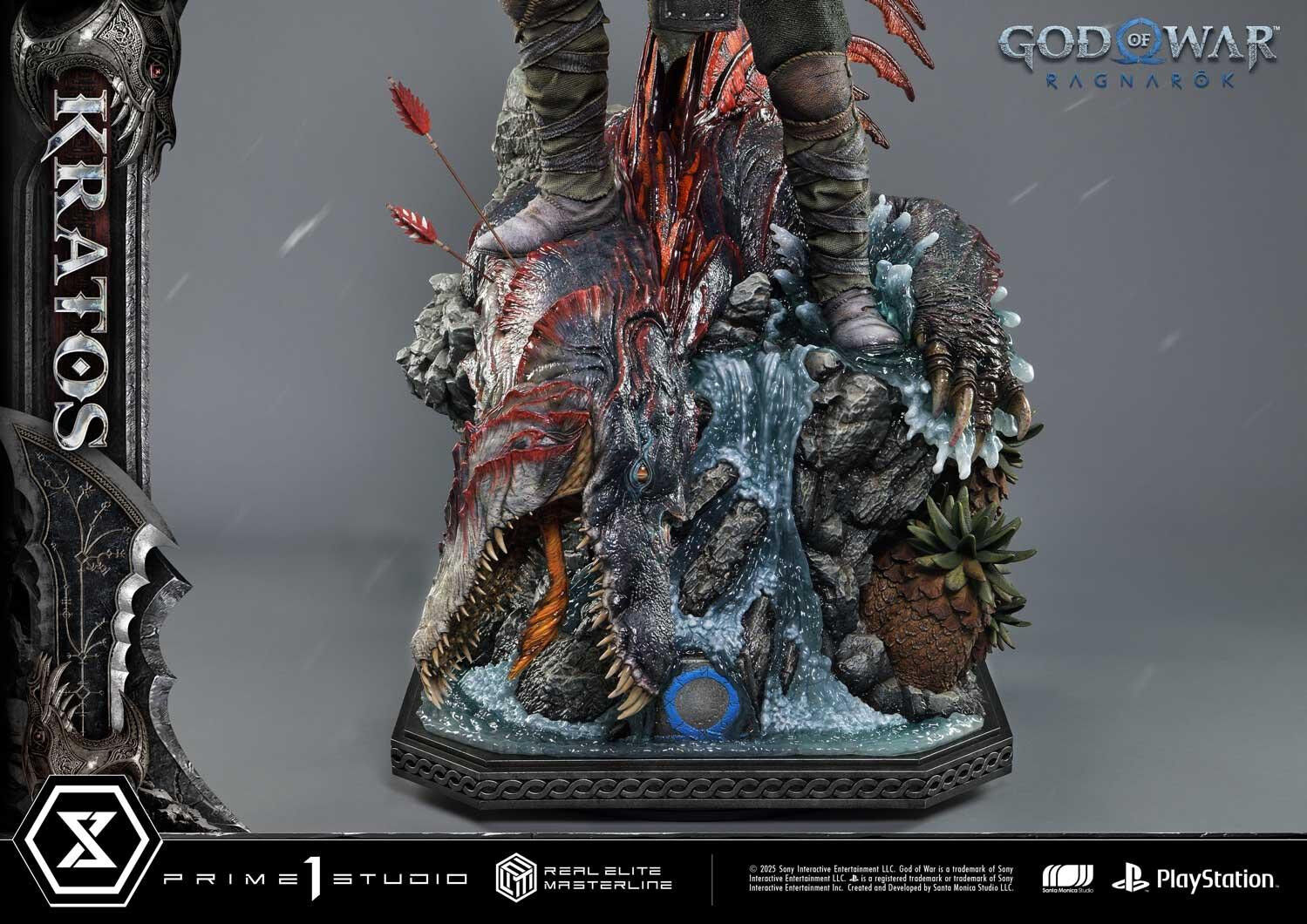 God of War Ragnarök - Dreki - Kratos - Mimir - Real Elite Masterline  (REMGOW-01UTS) - 1/3 - Ultimate Bonus Version (Prime 1 Studio) photo 62