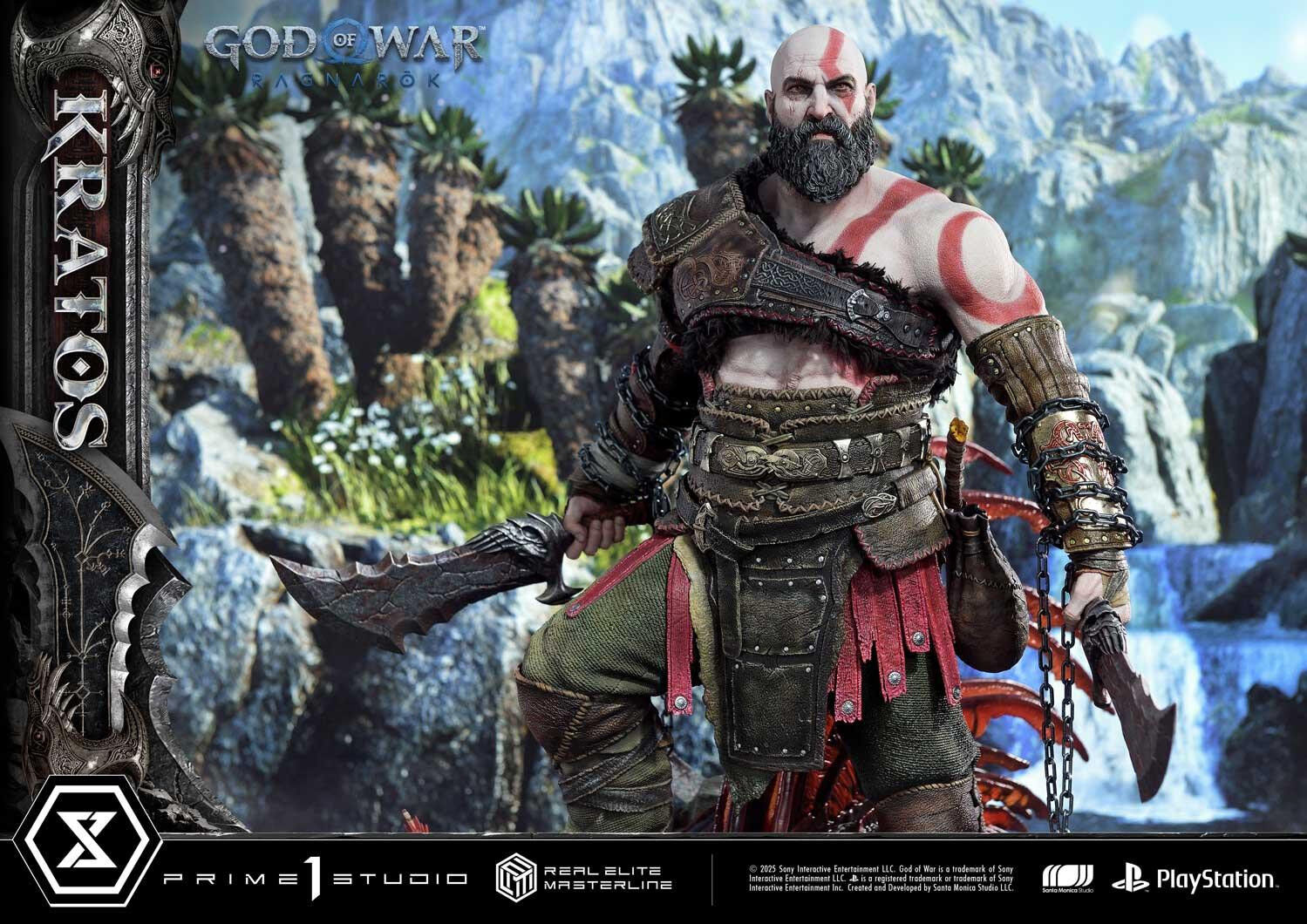 God of War Ragnarök - Dreki - Kratos - Mimir - Real Elite Masterline  (REMGOW-01UTS) - 1/3 - Ultimate Bonus Version (Prime 1 Studio) photo 65