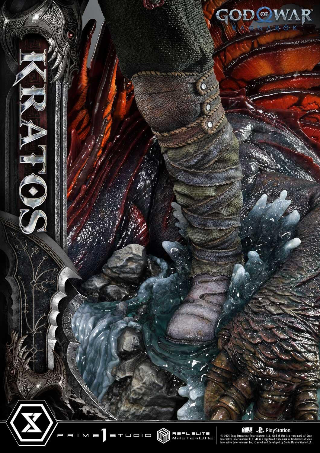 God of War Ragnarök - Dreki - Kratos - Mimir - Real Elite Masterline  (REMGOW-01UTS) - 1/3 - Ultimate Bonus Version (Prime 1 Studio) photo 98