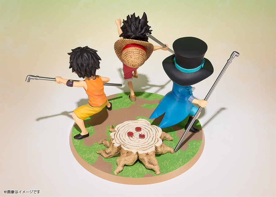 One Piece - Monkey D. Luffy - Portgas D. Ace - Sabo - Figuarts ZERO (Bandai)