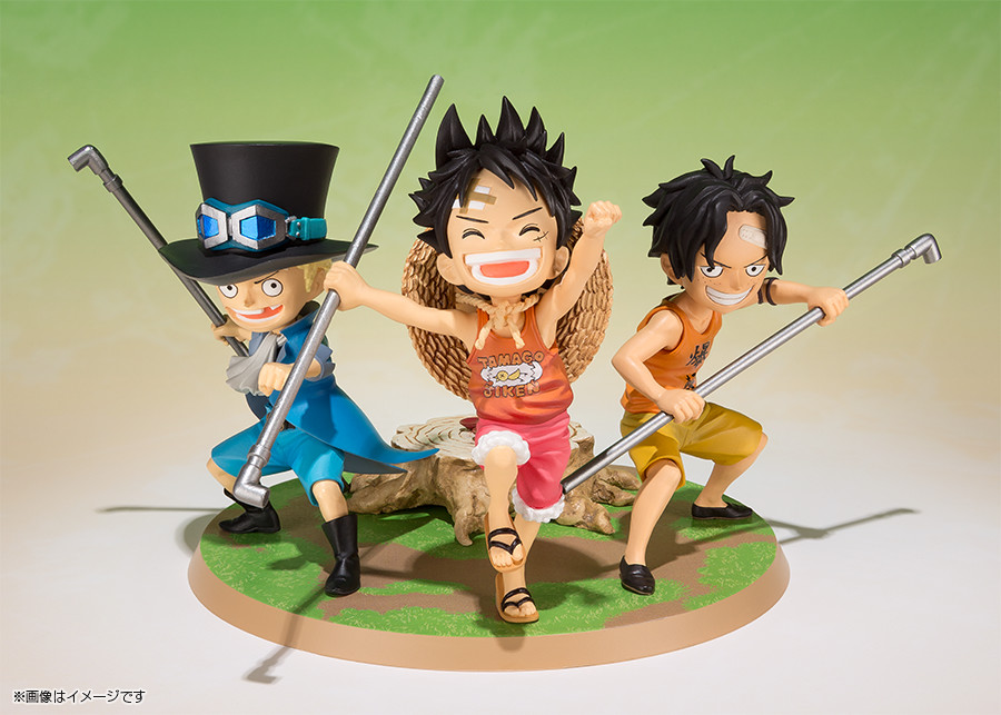 One Piece - Monkey D. Luffy - Portgas D. Ace - Sabo - Figuarts ZERO (Bandai) photo 2