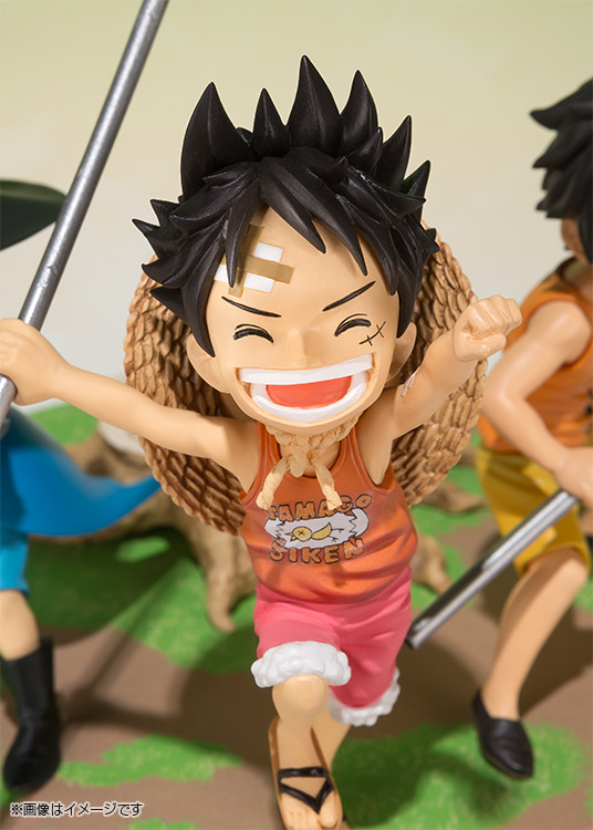 One Piece - Monkey D. Luffy - Portgas D. Ace - Sabo - Figuarts ZERO (Bandai) photo 4