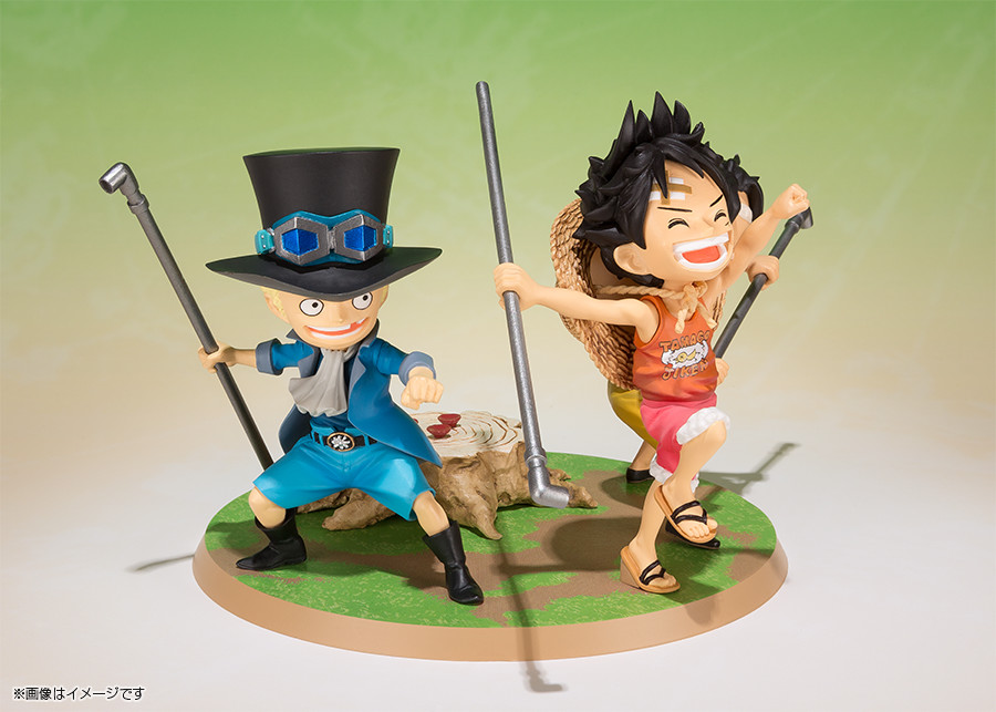 One Piece - Monkey D. Luffy - Portgas D. Ace - Sabo - Figuarts ZERO (Bandai) photo 6