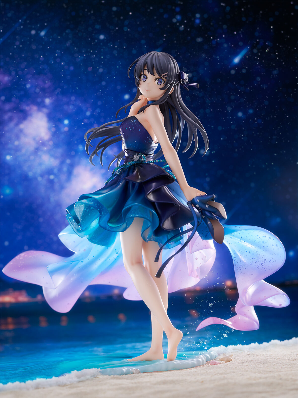 Seishun Buta Yarou wa Bunny Girl Senpai no Yume wo Minai - Sakurajima Mai - Shibuya Scramble Figure - 1/7 - Starry Dress Ver. (CyberZ, eStream) photo 2