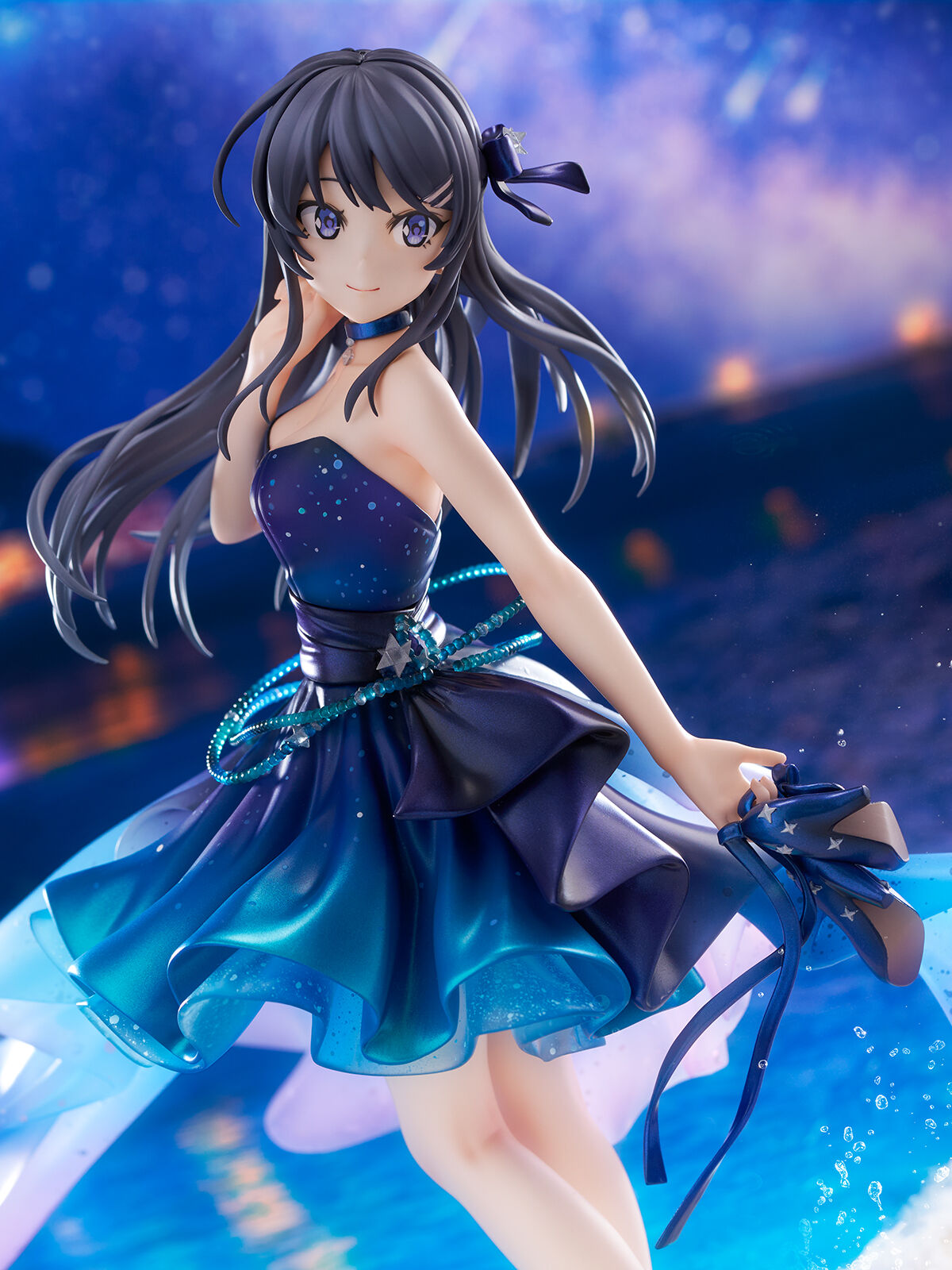 Seishun Buta Yarou wa Bunny Girl Senpai no Yume wo Minai - Sakurajima Mai - Shibuya Scramble Figure - 1/7 - Starry Dress Ver. (CyberZ, eStream) photo 3