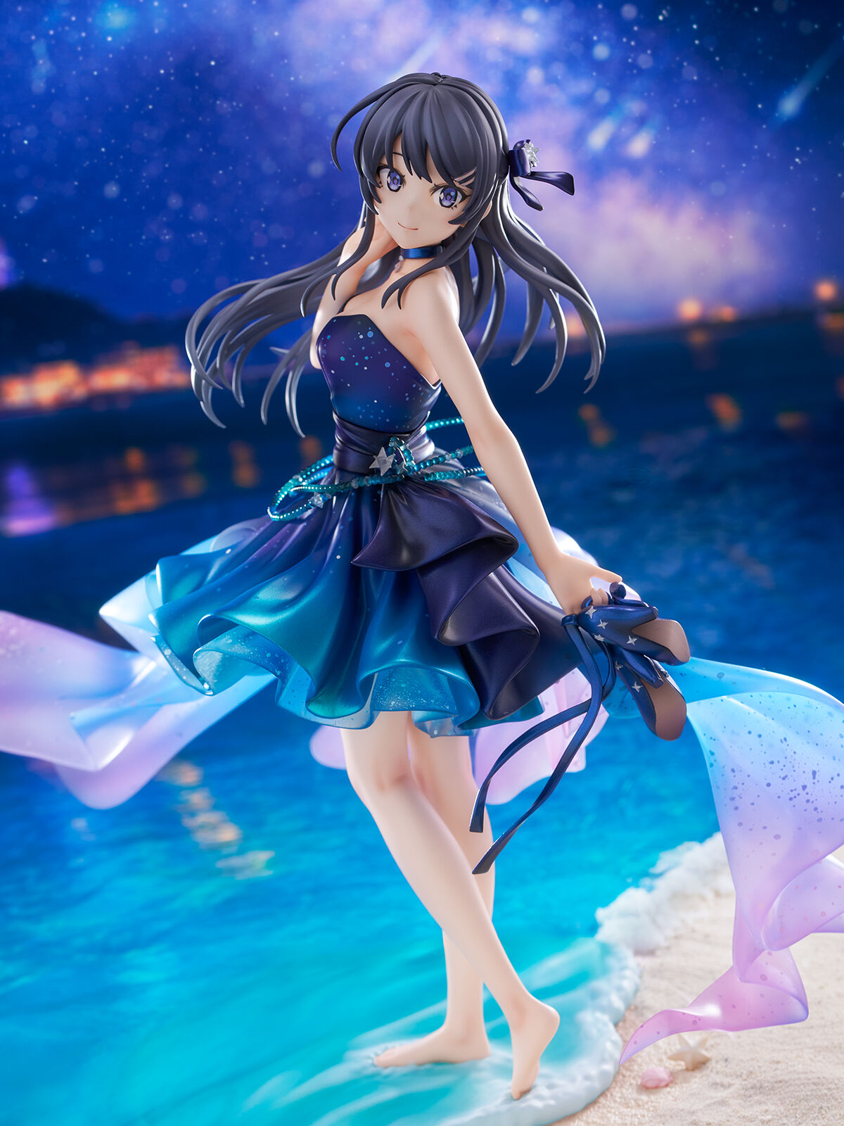 Seishun Buta Yarou wa Bunny Girl Senpai no Yume wo Minai - Sakurajima Mai - Shibuya Scramble Figure - 1/7 - Starry Dress Ver. (CyberZ, eStream) photo 4