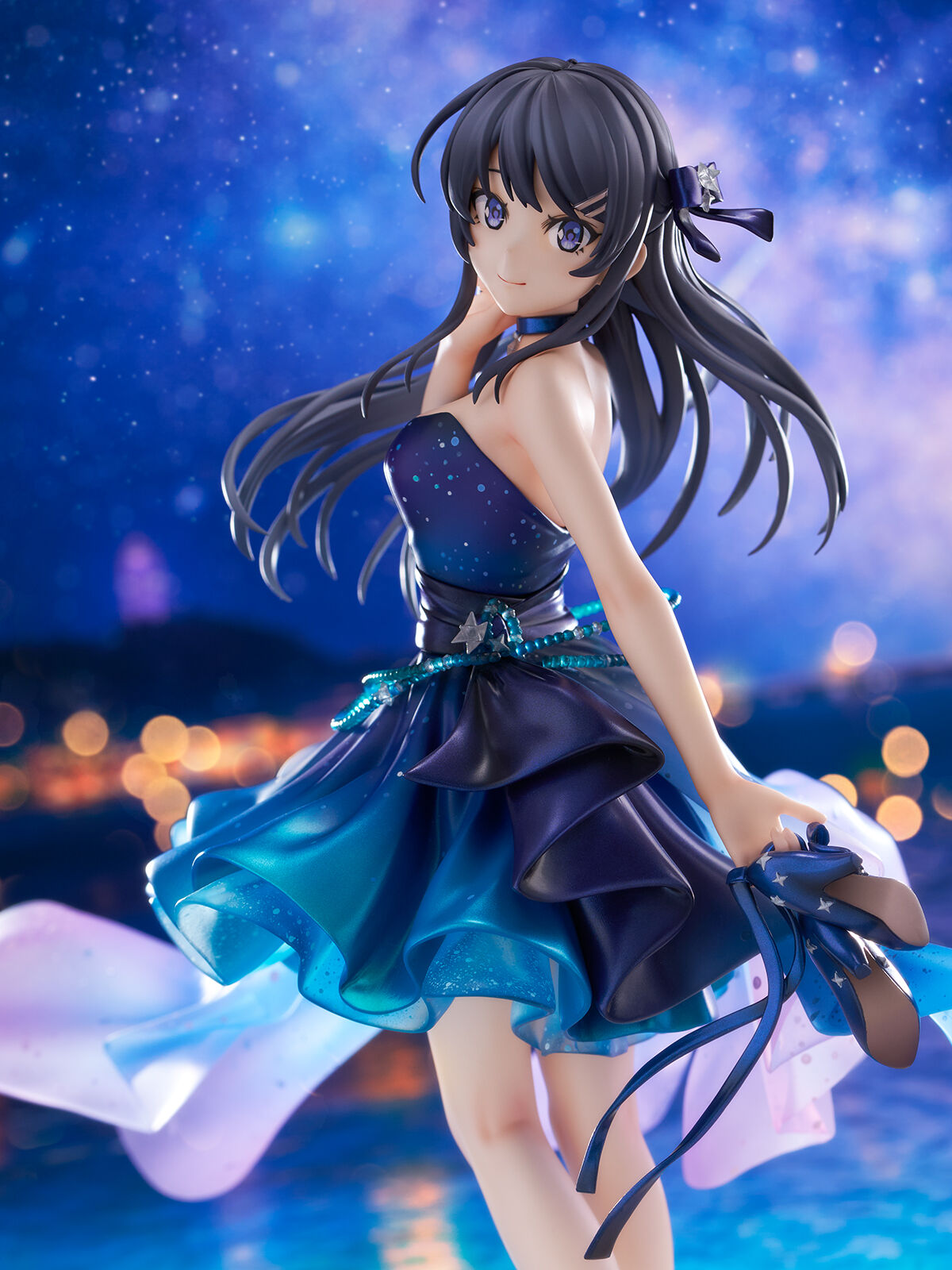 Seishun Buta Yarou wa Bunny Girl Senpai no Yume wo Minai - Sakurajima Mai - Shibuya Scramble Figure - 1/7 - Starry Dress Ver. (CyberZ, eStream) photo 7
