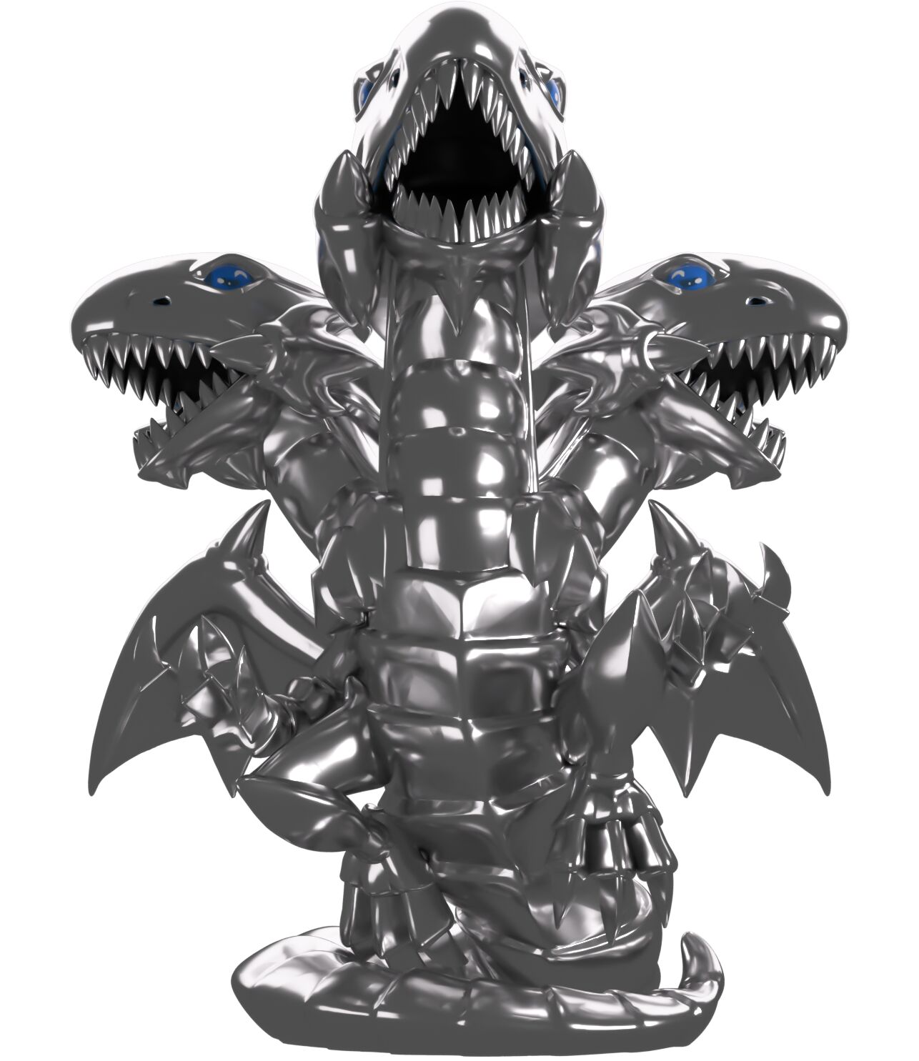 Yu-Gi-Oh! Duel Monsters - Blue-Eyes Ultimate Dragon - Youtooz - Yu-Gi-Oh! x Youtooz  (#12) - Silver Chrome (FYE, Youtooz) photo 2