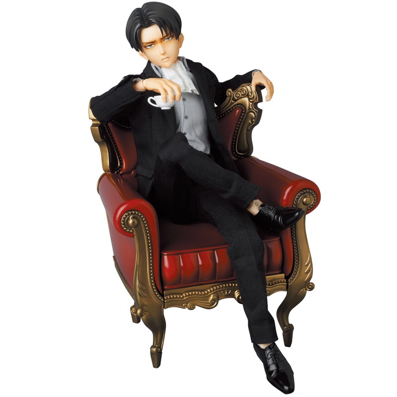 Shingeki no Kyojin - Levi - Real Action Heroes  (#697) - 1/6 - Suit Ver. (Medicom Toy)