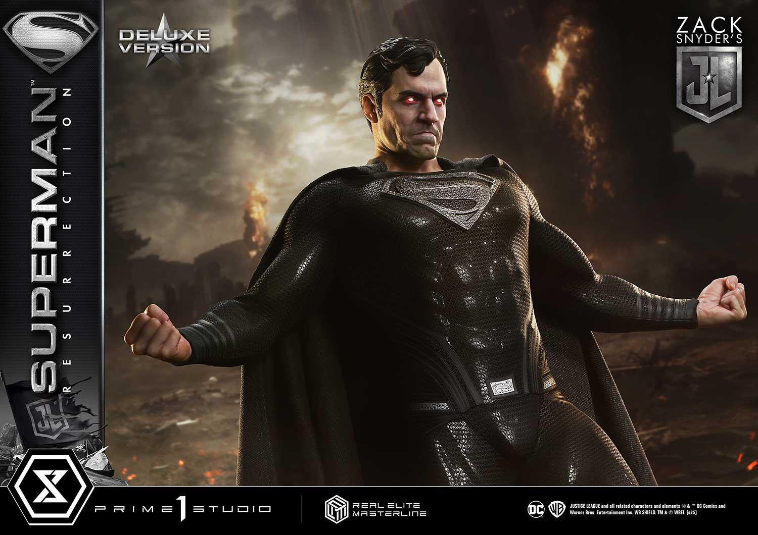 Zack Snyder's Justice League - Superman - Real Elite Masterline (REMJL-01DX) - 1/3 - Resurrection, DX Version (Prime 1 Studio) photo 13