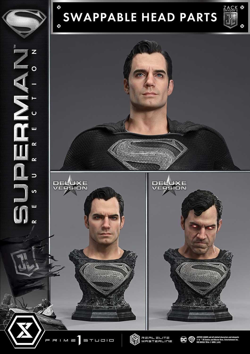 Zack Snyder's Justice League - Superman - Real Elite Masterline (REMJL-01DX) - 1/3 - Resurrection, DX Version (Prime 1 Studio) photo 63