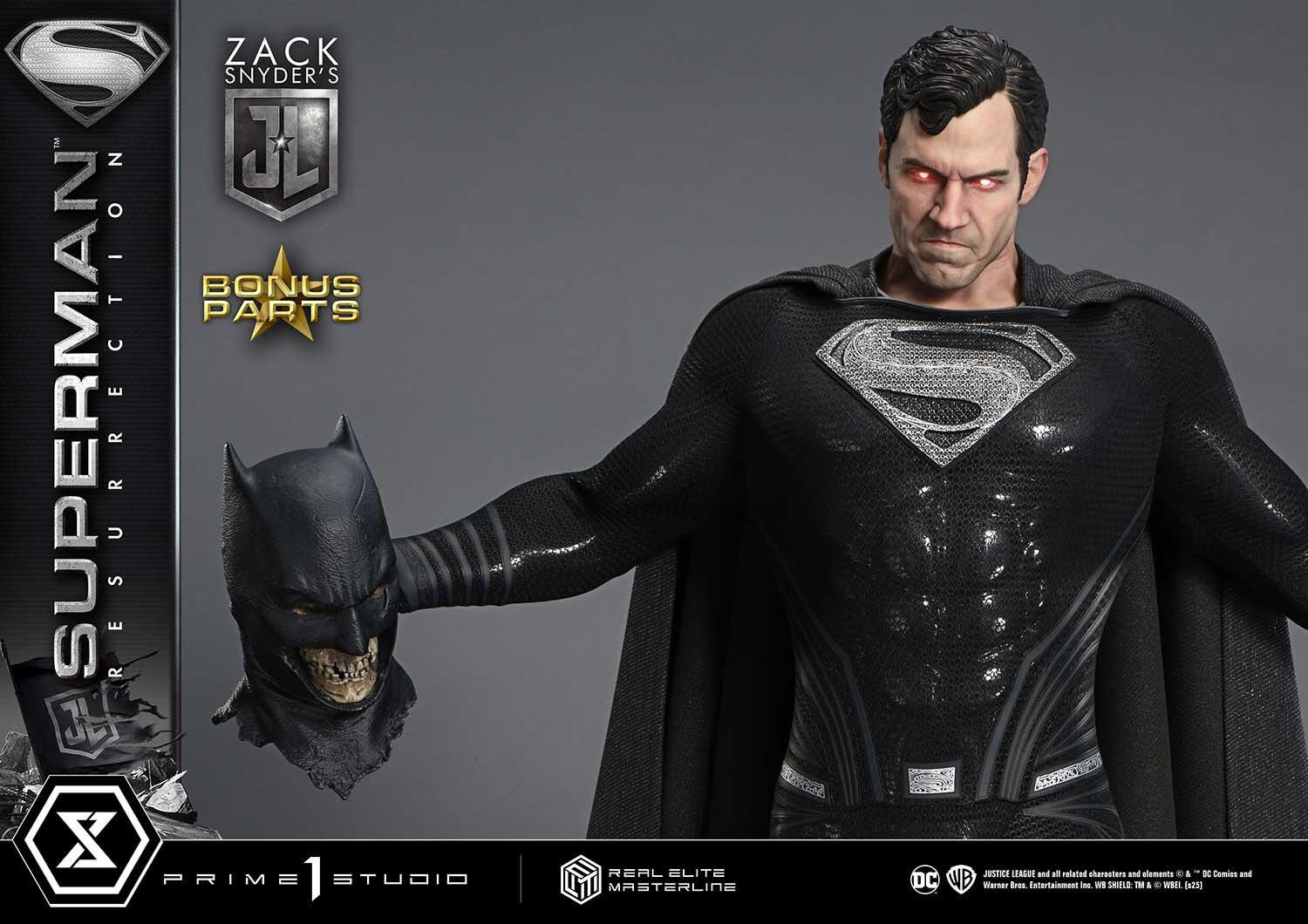 Zack Snyder's Justice League - Superman - Real Elite Masterline (REMJL-01DXS) - 1/3 - Resurrection, DX Bonus Version (Prime 1 Studio) photo 26
