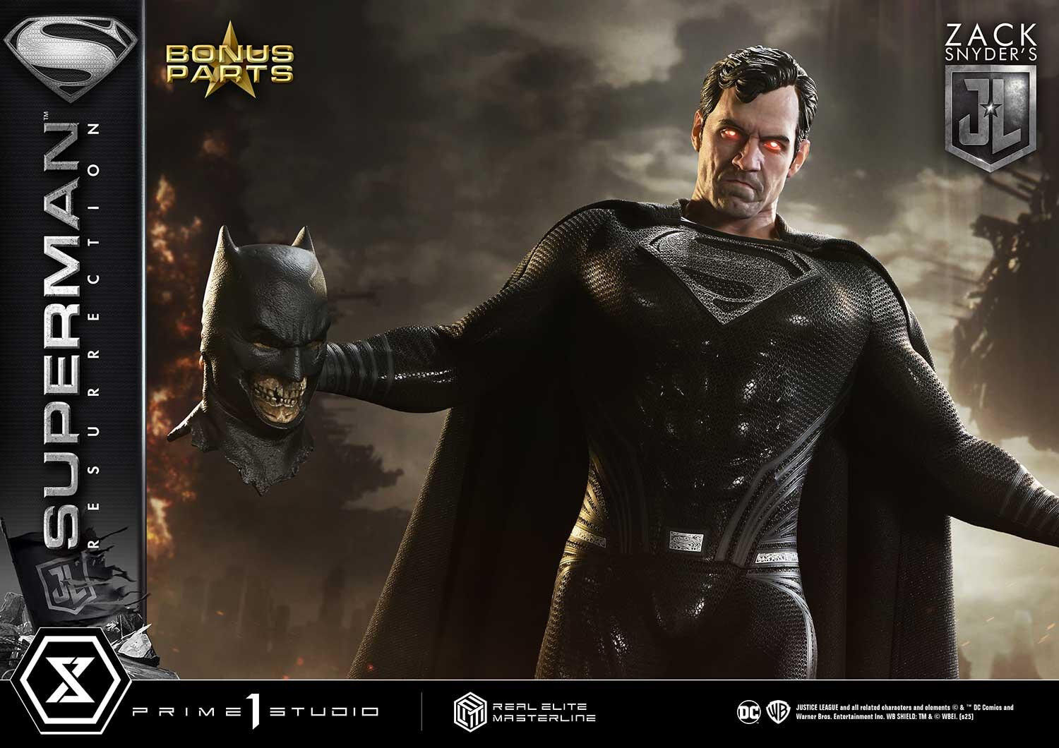 Zack Snyder's Justice League - Superman - Real Elite Masterline (REMJL-01DXS) - 1/3 - Resurrection, DX Bonus Version (Prime 1 Studio) photo 27