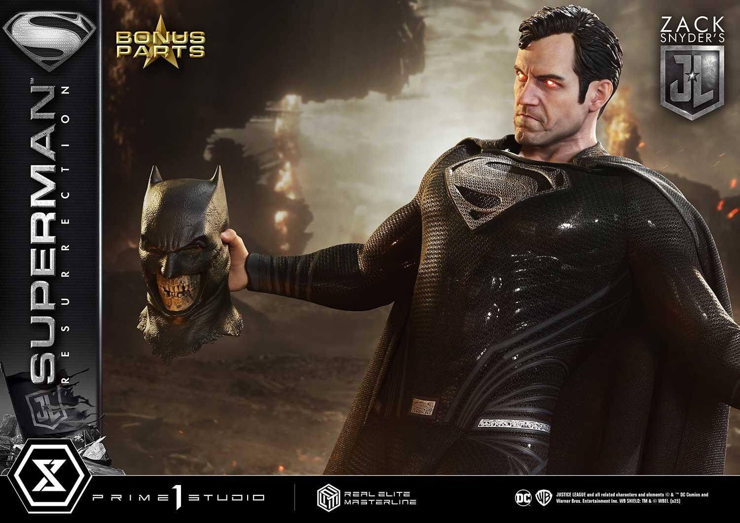 Zack Snyder's Justice League - Superman - Real Elite Masterline (REMJL-01DXS) - 1/3 - Resurrection, DX Bonus Version (Prime 1 Studio) photo 28