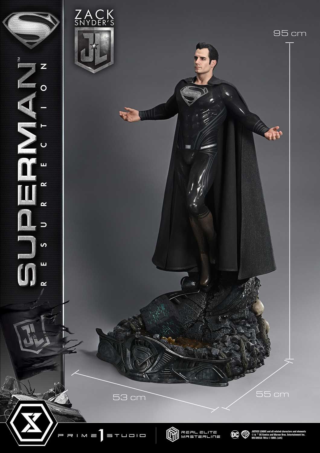 Zack Snyder's Justice League - Superman - Real Elite Masterline (REMJL-01DXS) - 1/3 - Resurrection, DX Bonus Version (Prime 1 Studio) photo 61