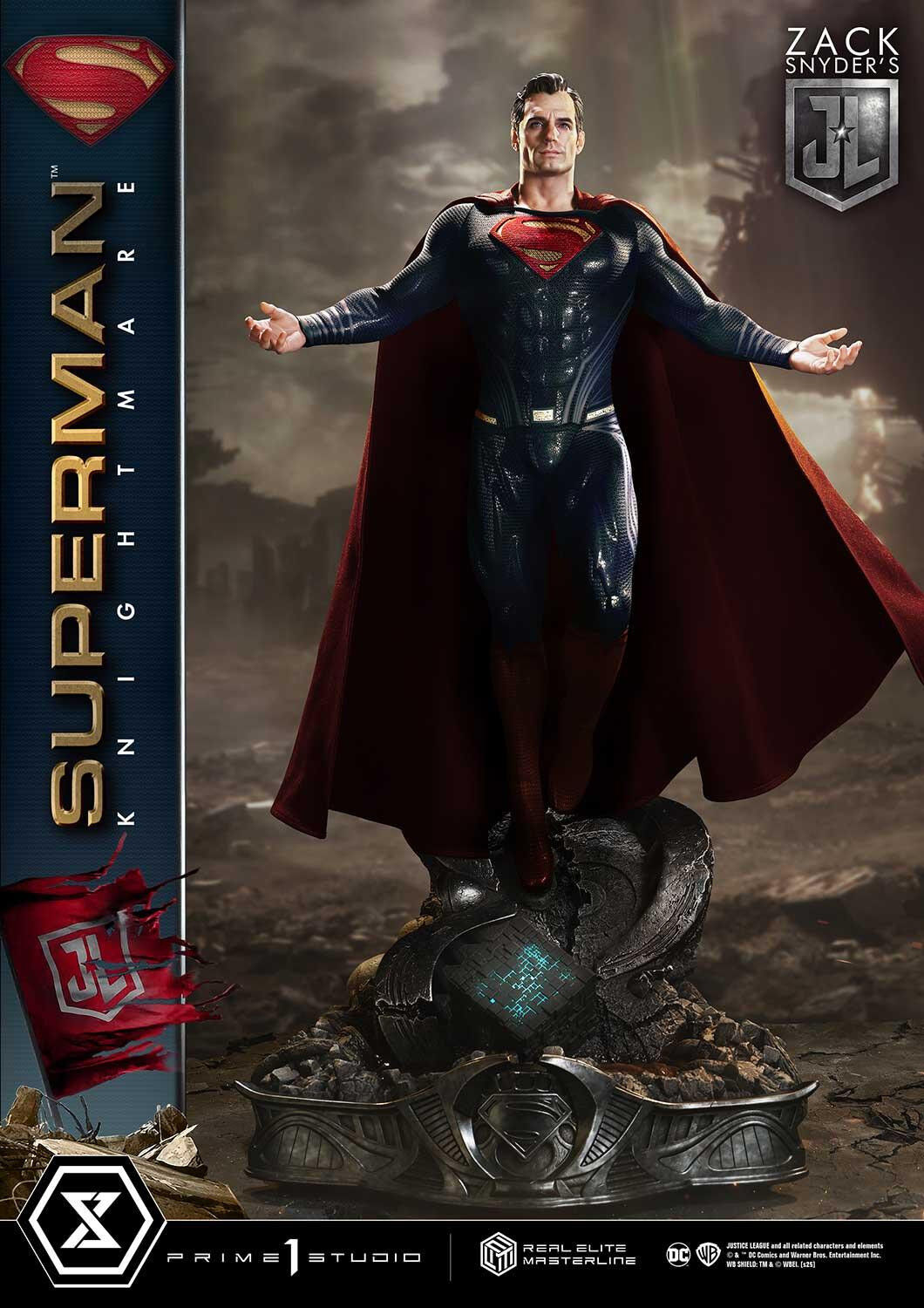 Zack Snyder's Justice League - Superman - Real Elite Masterline  (REMJL-02) - 1/3 - Knightmare Color Edition (Prime 1 Studio)