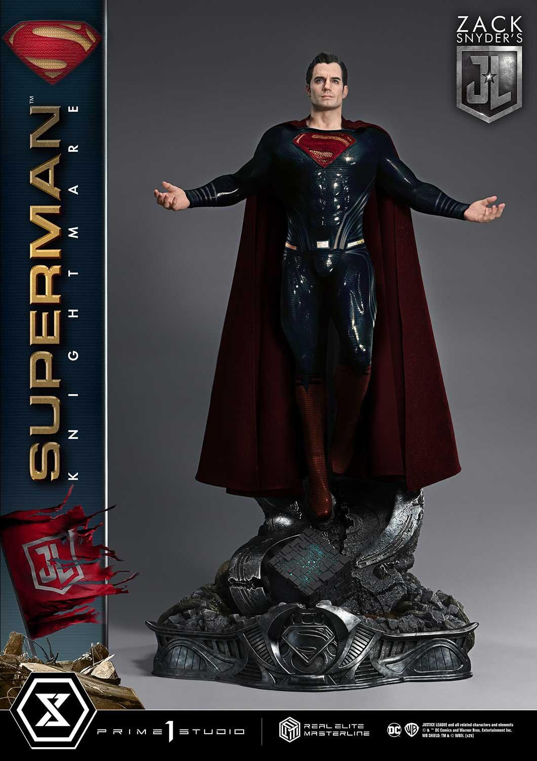 Zack Snyder's Justice League - Superman - Real Elite Masterline  (REMJL-02) - 1/3 - Knightmare Color Edition (Prime 1 Studio) photo 7