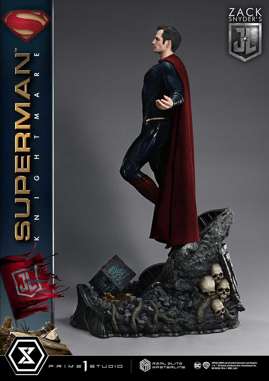 Zack Snyder's Justice League - Superman - Real Elite Masterline  (REMJL-02) - 1/3 - Knightmare Color Edition (Prime 1 Studio) photo 9