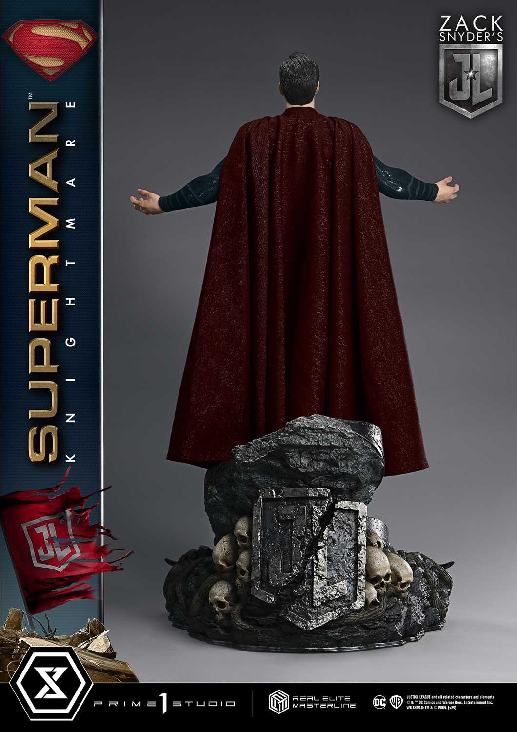 Zack Snyder's Justice League - Superman - Real Elite Masterline  (REMJL-02) - 1/3 - Knightmare Color Edition (Prime 1 Studio) photo 10