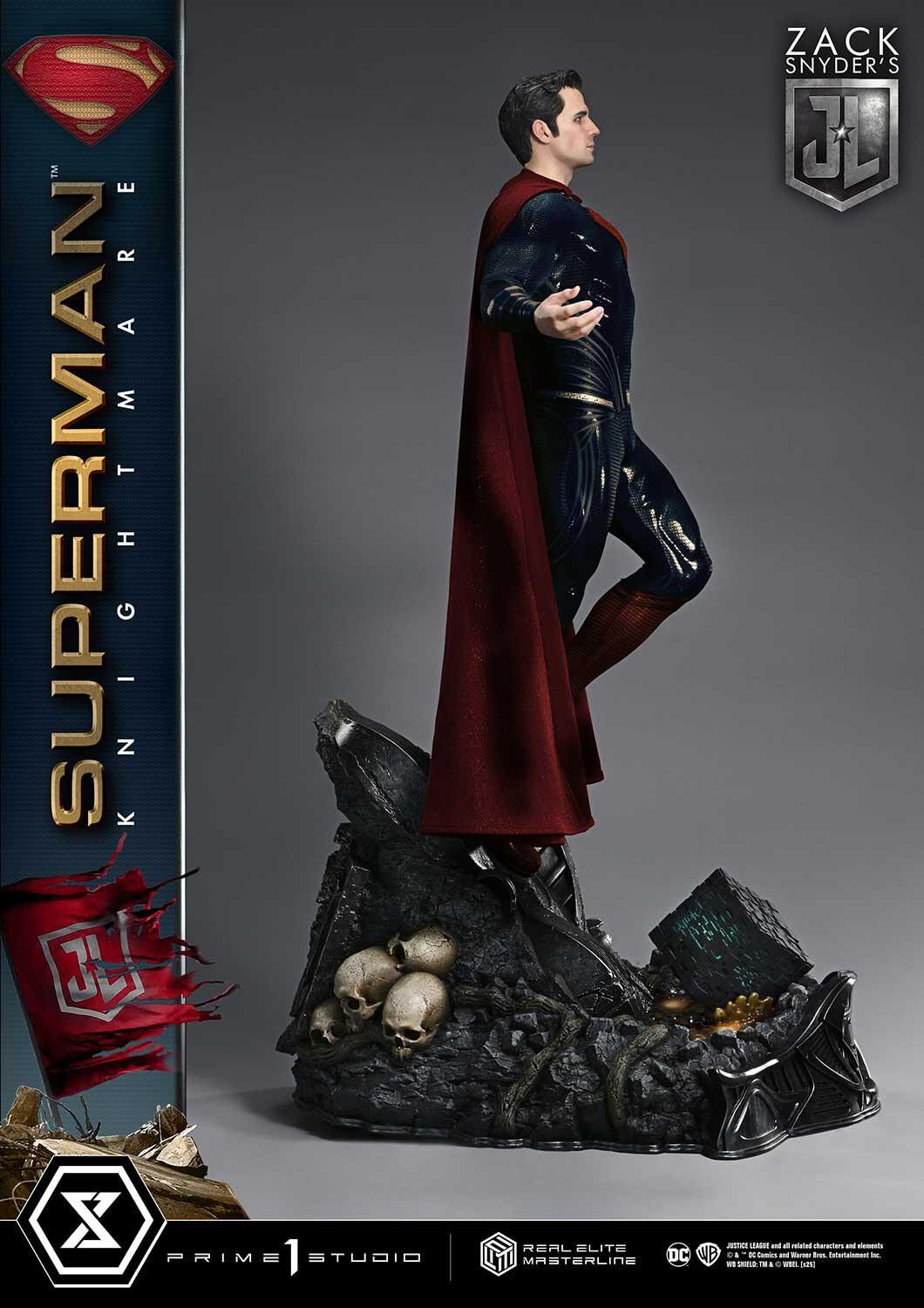 Zack Snyder's Justice League - Superman - Real Elite Masterline  (REMJL-02) - 1/3 - Knightmare Color Edition (Prime 1 Studio) photo 11
