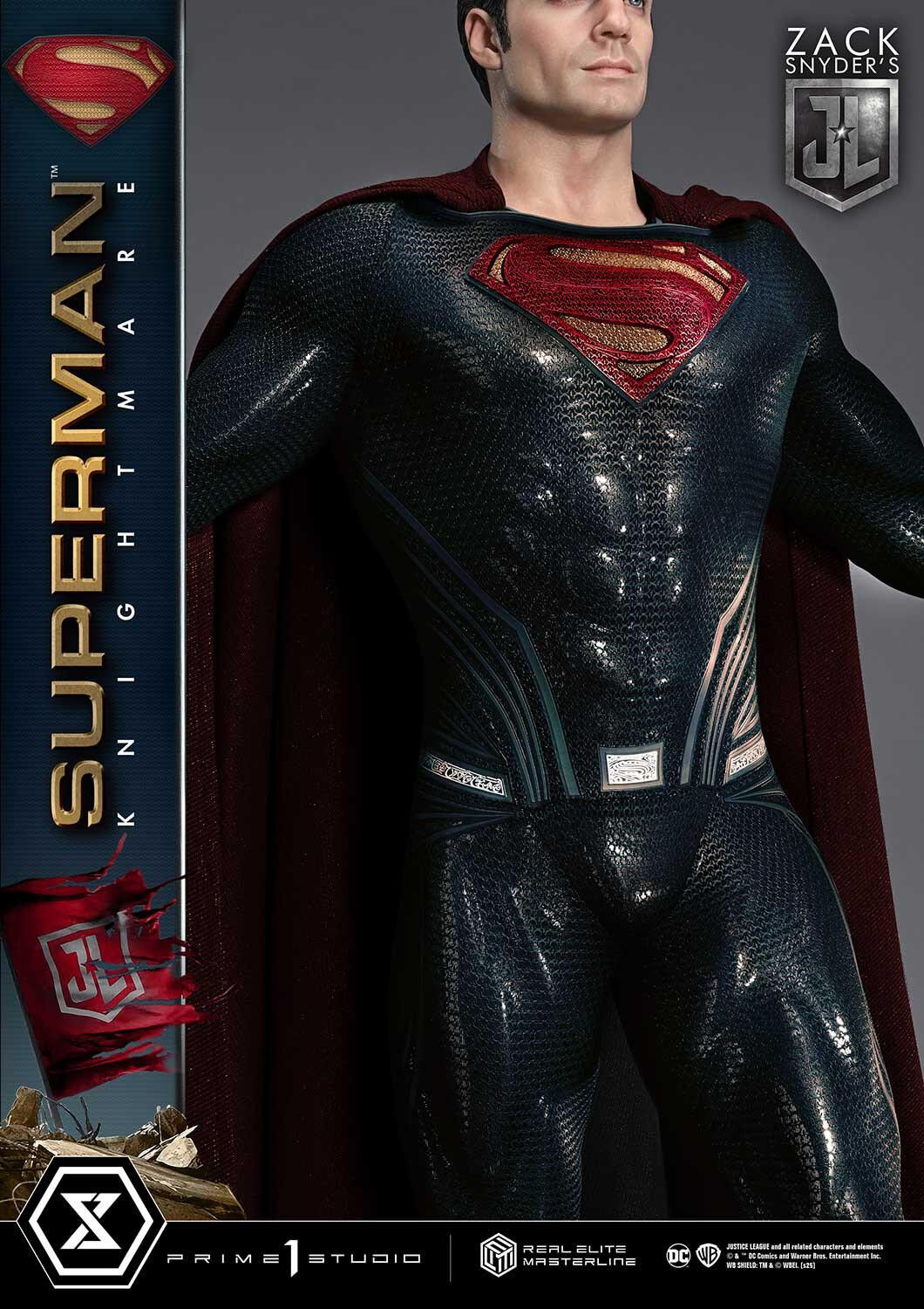 Zack Snyder's Justice League - Superman - Real Elite Masterline  (REMJL-02) - 1/3 - Knightmare Color Edition (Prime 1 Studio) photo 13