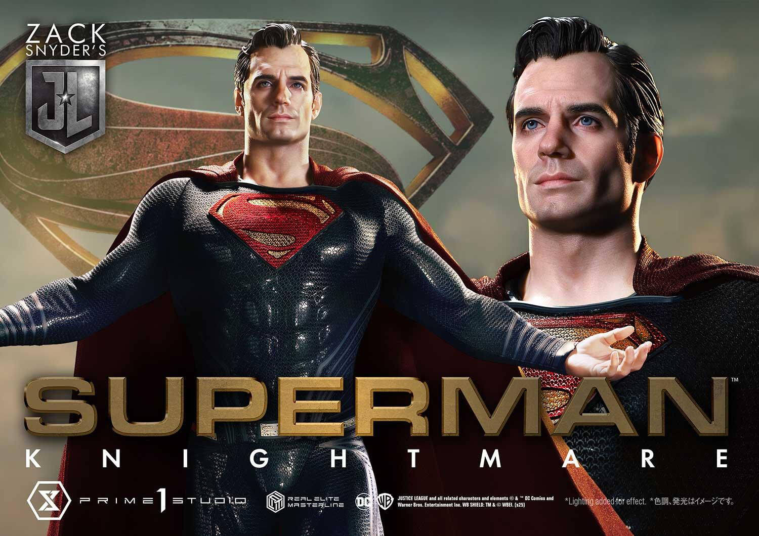 Zack Snyder's Justice League - Superman - Real Elite Masterline  (REMJL-02DX) - 1/3 - Knightmare Color Edition, DX Version (Prime 1 Studio)