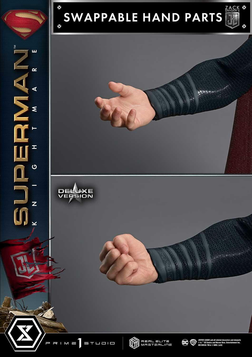 Zack Snyder's Justice League - Superman - Real Elite Masterline  (REMJL-02DX) - 1/3 - Knightmare Color Edition, DX Version (Prime 1 Studio) photo 10
