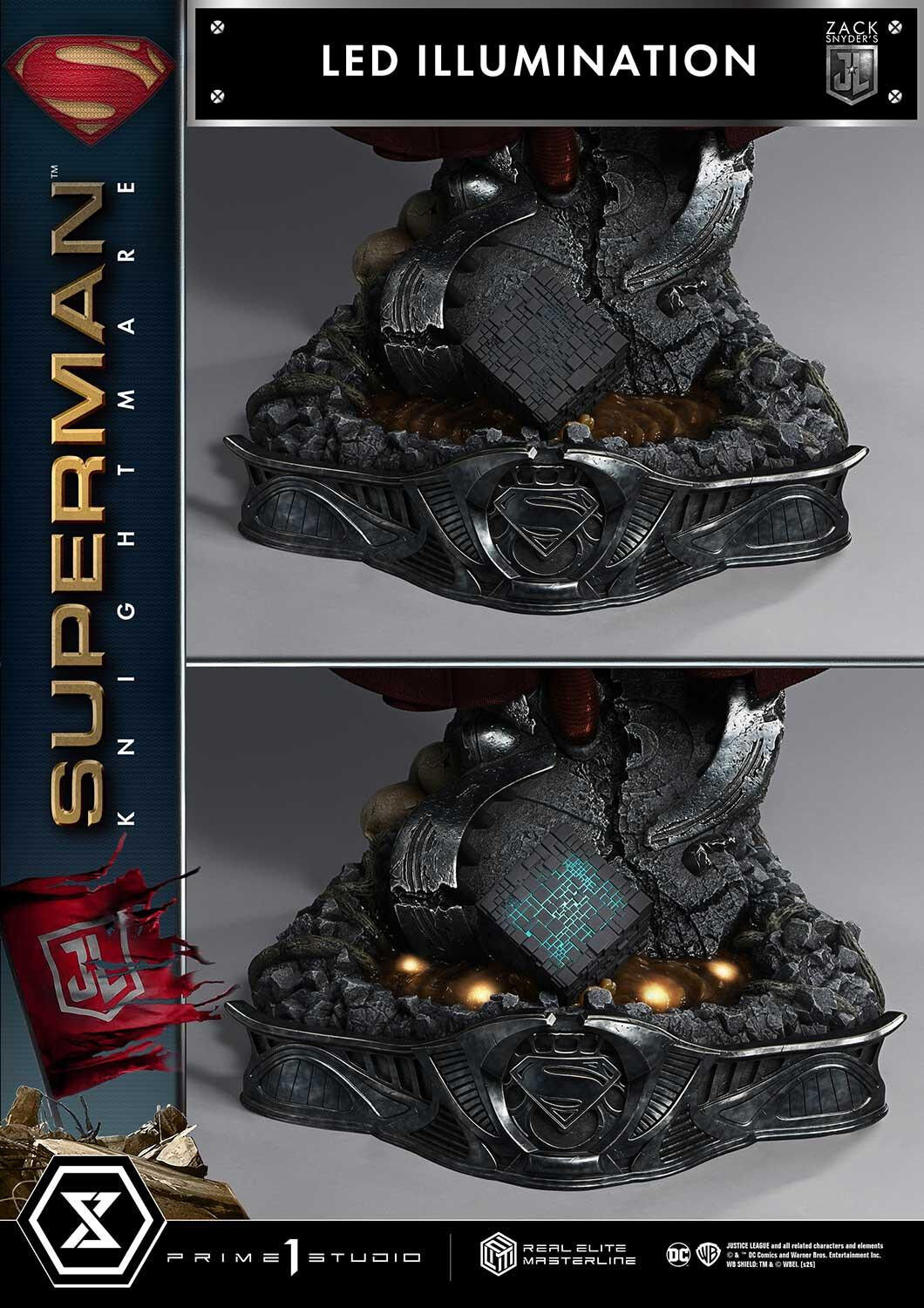 Zack Snyder's Justice League - Superman - Real Elite Masterline  (REMJL-02DX) - 1/3 - Knightmare Color Edition, DX Version (Prime 1 Studio) photo 22