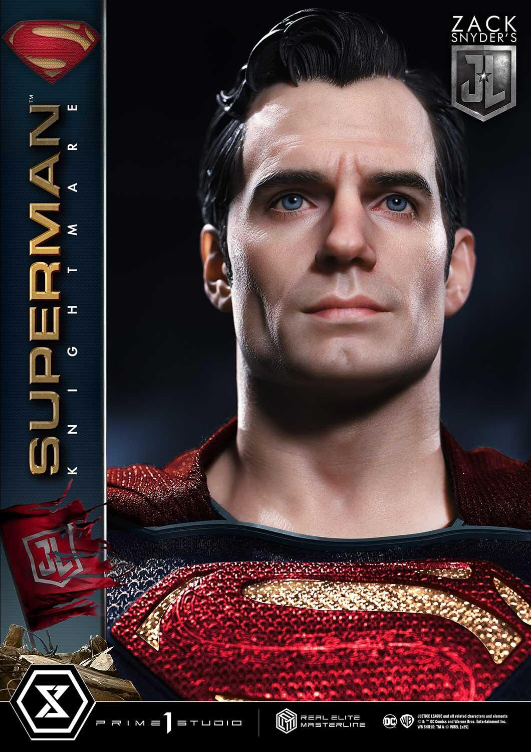 Zack Snyder's Justice League - Superman - Real Elite Masterline  (REMJL-02DX) - 1/3 - Knightmare Color Edition, DX Version (Prime 1 Studio) photo 25