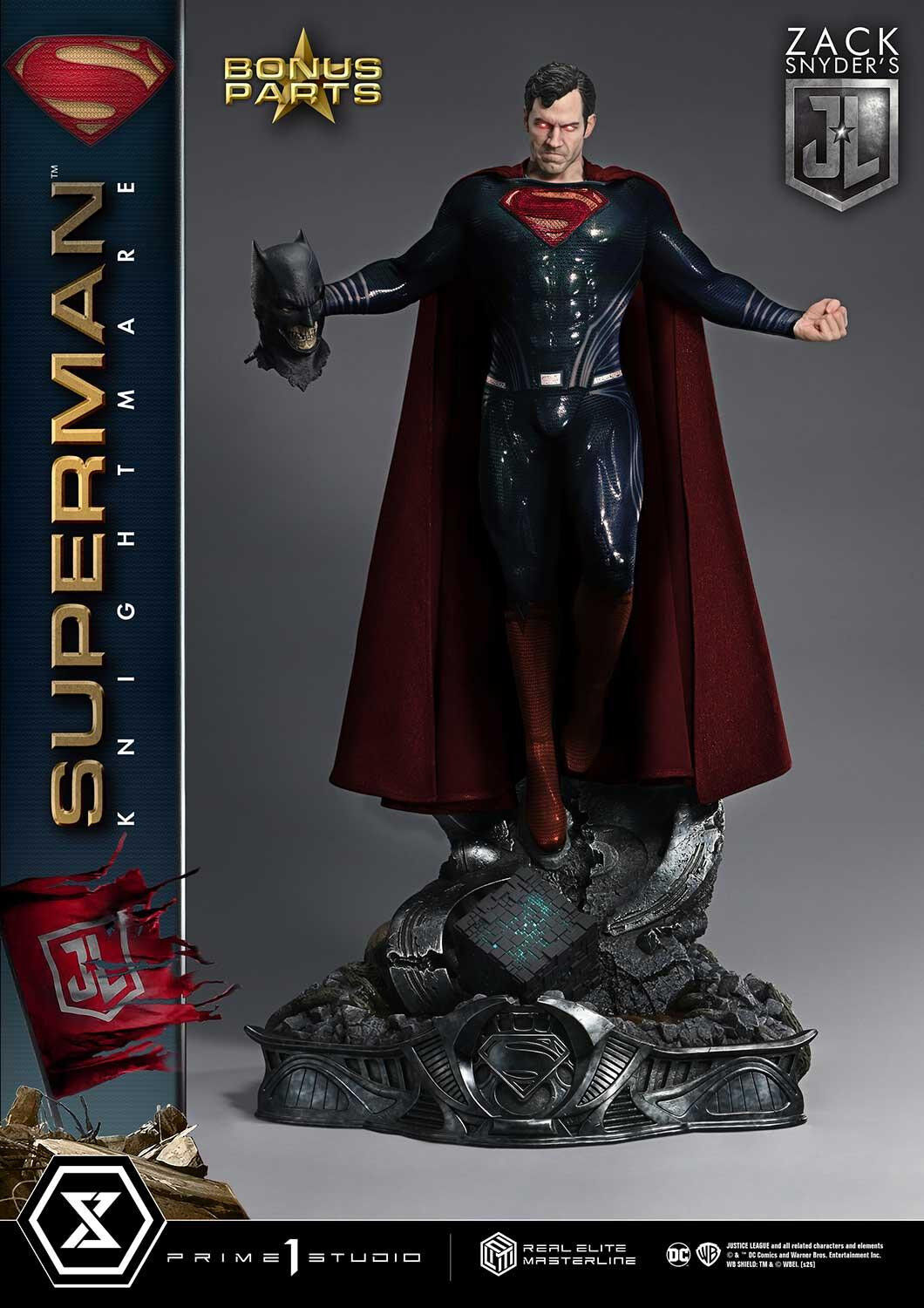 Zack Snyder's Justice League - Superman - Real Elite Masterline (REMJL-02DXS) - 1/3 - Knightmare Color Edition, DX Bonus Version (Prime 1 Studio) photo 3