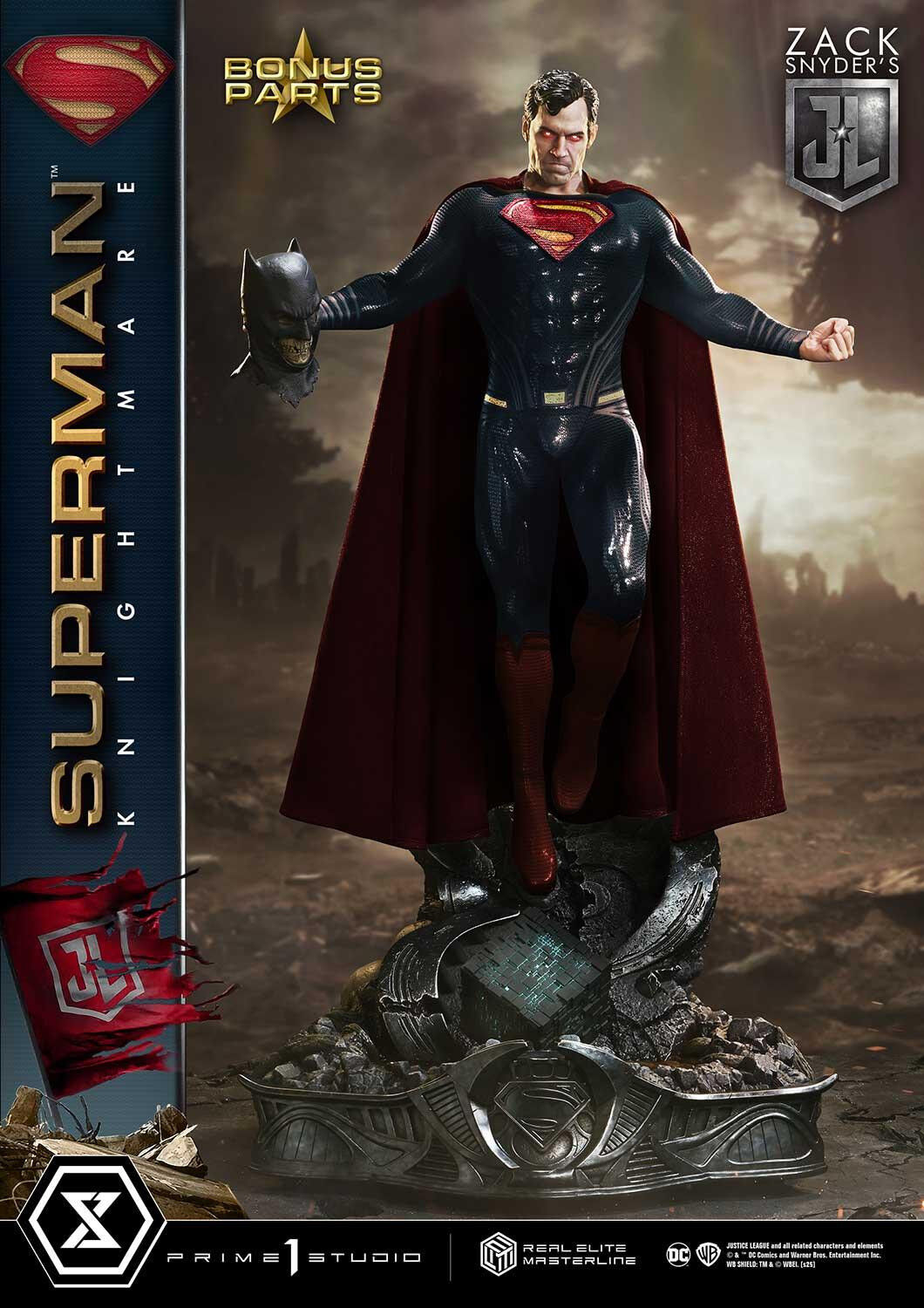 Zack Snyder's Justice League - Superman - Real Elite Masterline (REMJL-02DXS) - 1/3 - Knightmare Color Edition, DX Bonus Version (Prime 1 Studio) photo 4