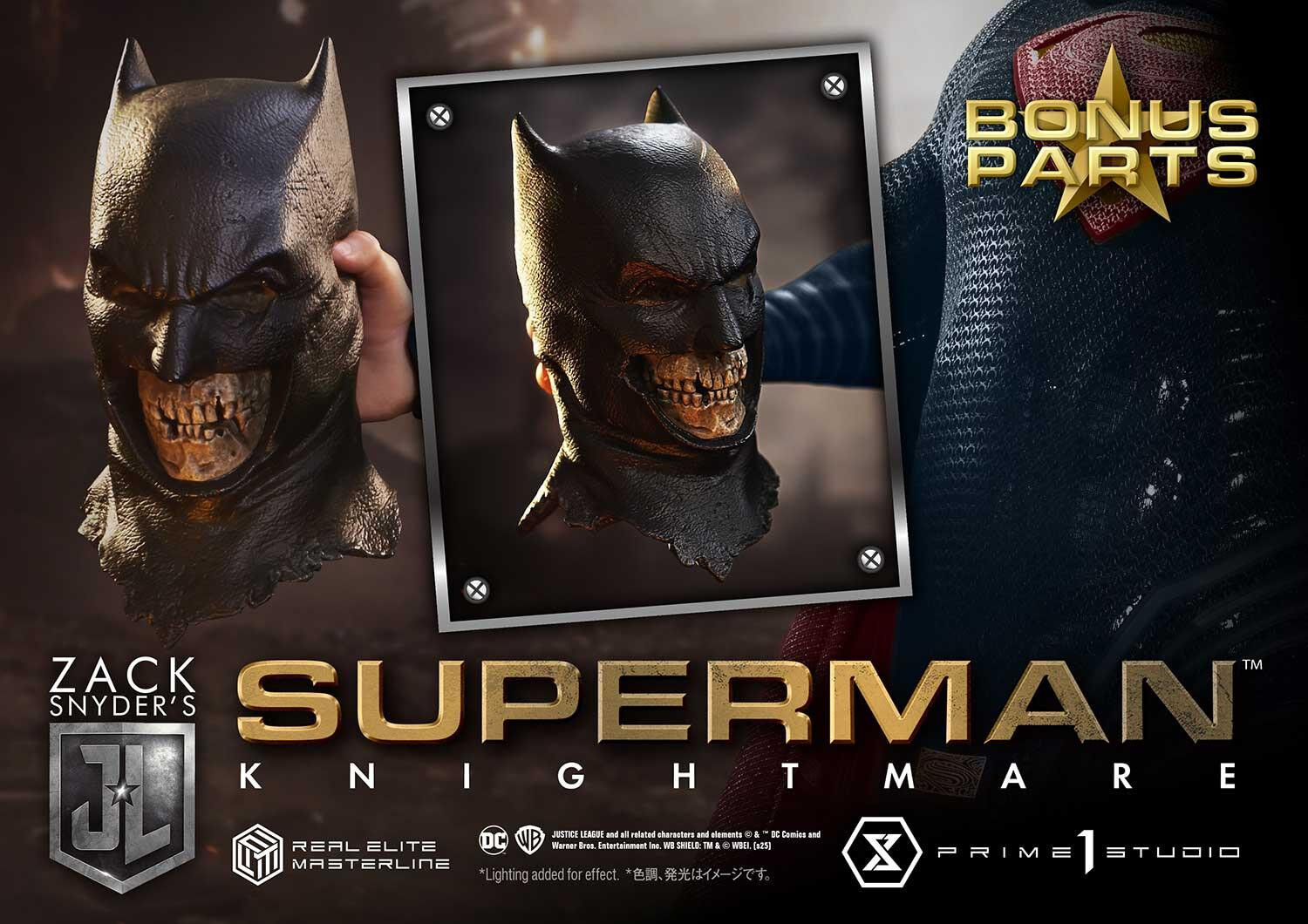 Zack Snyder's Justice League - Superman - Real Elite Masterline (REMJL-02DXS) - 1/3 - Knightmare Color Edition, DX Bonus Version (Prime 1 Studio) photo 5