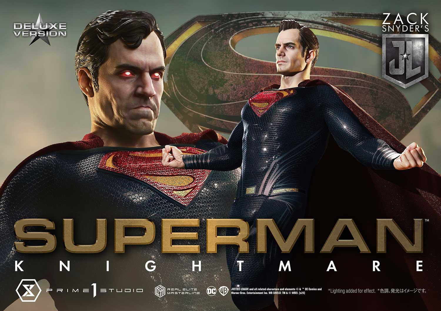 Zack Snyder's Justice League - Superman - Real Elite Masterline (REMJL-02DXS) - 1/3 - Knightmare Color Edition, DX Bonus Version (Prime 1 Studio) photo 6