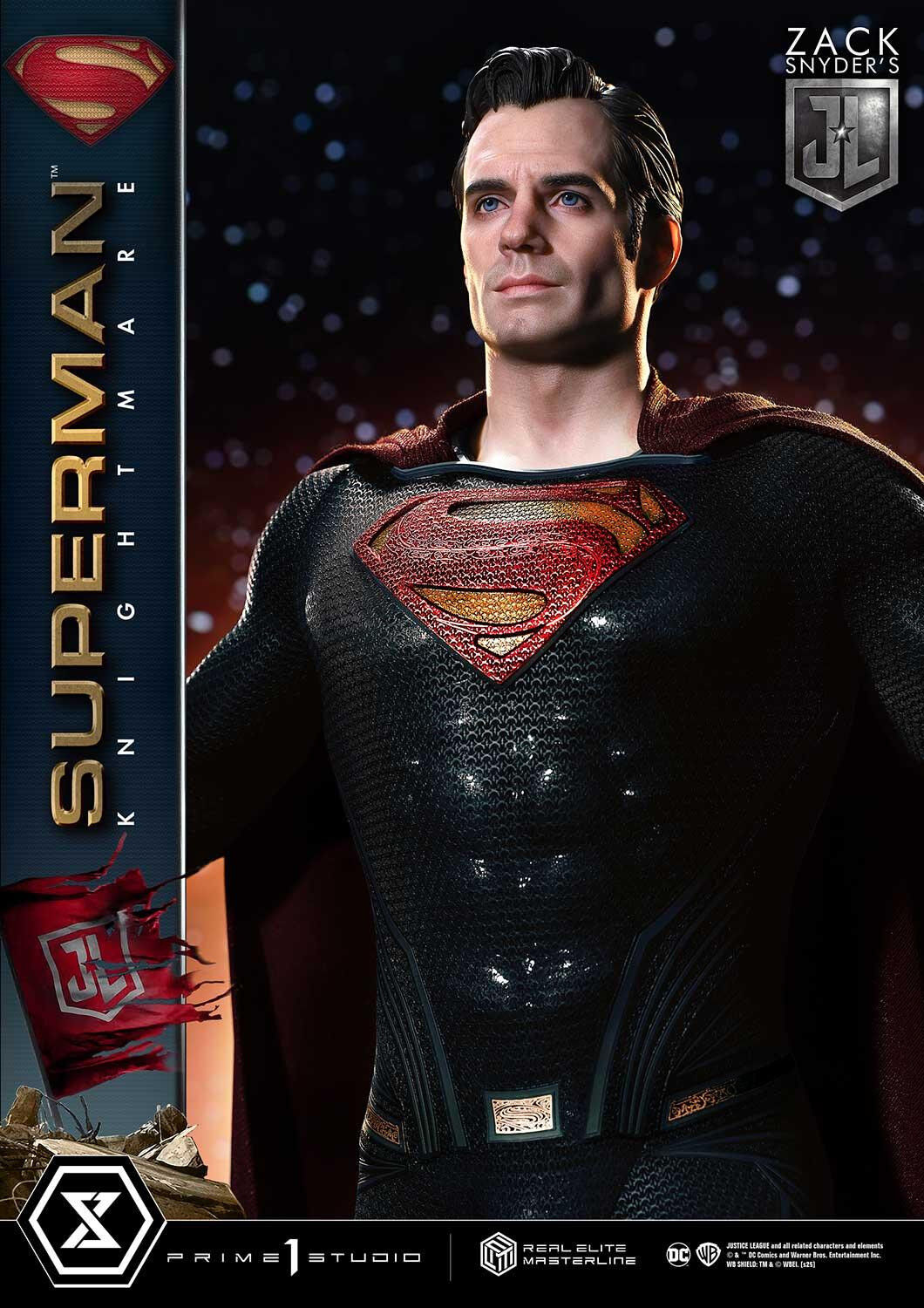 Zack Snyder's Justice League - Superman - Real Elite Masterline (REMJL-02DXS) - 1/3 - Knightmare Color Edition, DX Bonus Version (Prime 1 Studio) photo 28